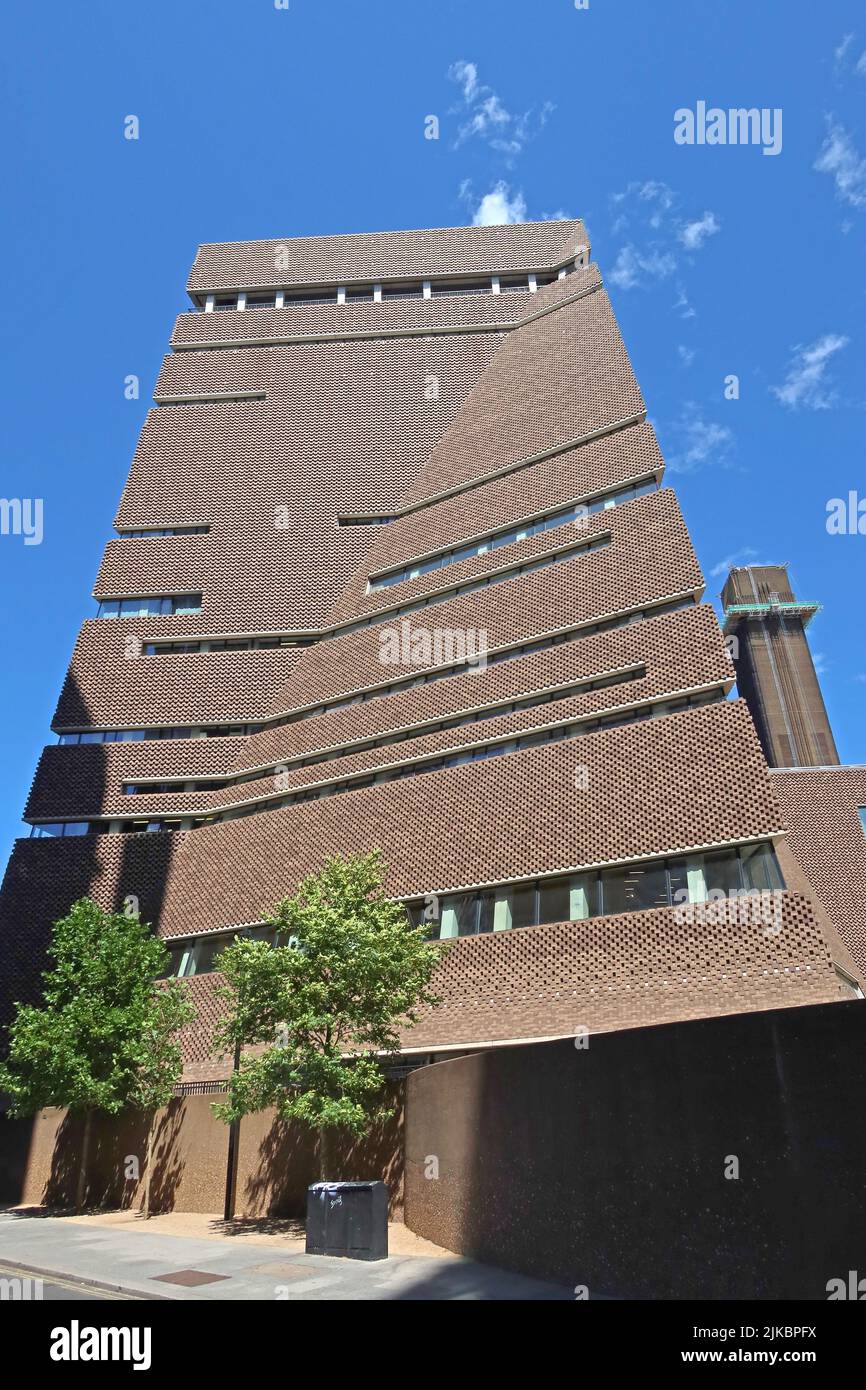 Das Blavatnik Building, Architekten Herzog & de Meuron, Tate Modern, Bankside, London, England, UK, SE1 9TG Stockfoto