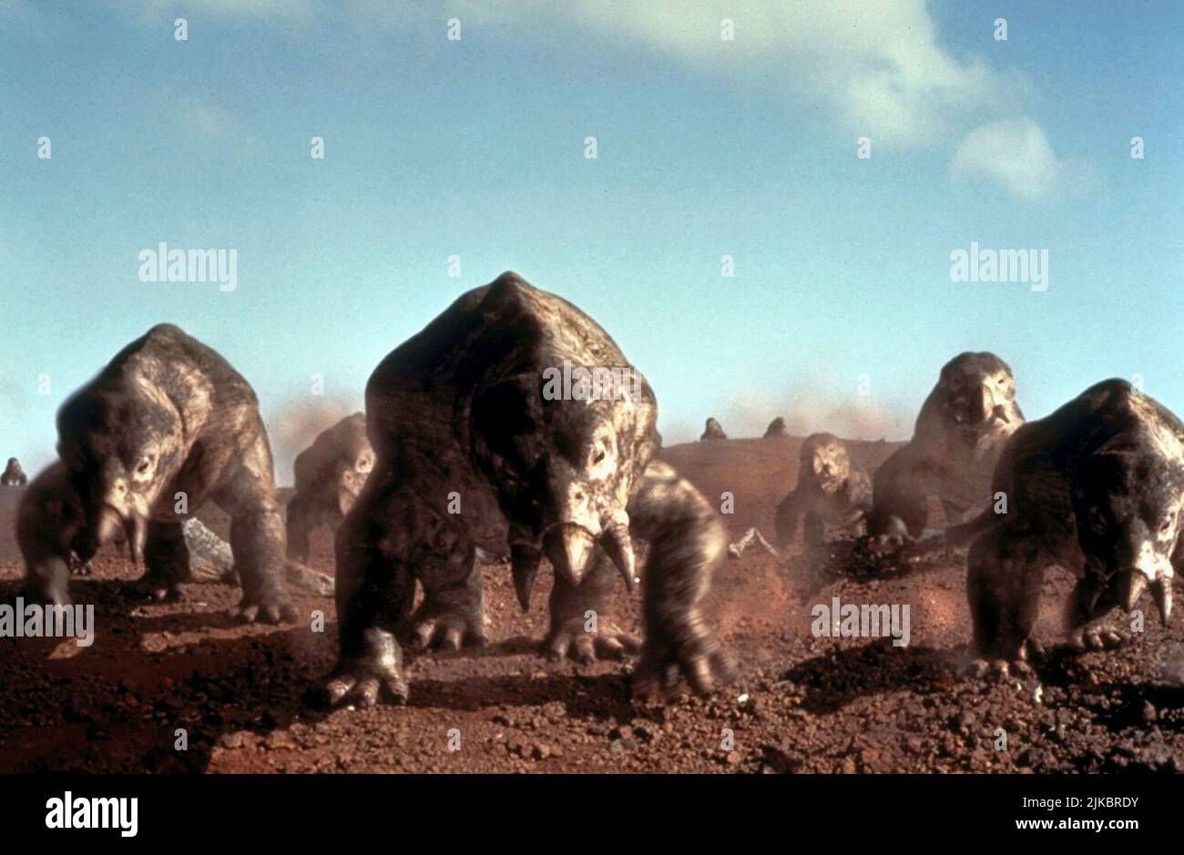 Placerias Film Walking with Dinosaurs (1999) 01. Mai 1999 **WARNUNG** dieses Foto ist nur für redaktionelle Zwecke bestimmt und unterliegt dem Urheberrecht von BBC und/oder dem von der Film or Production Company beauftragten Fotografen und kann nur durch Veröffentlichungen in Verbindung mit der Werbung für den oben genannten Film reproduziert werden. Eine obligatorische Gutschrift an die BBC ist erforderlich. Der Fotograf sollte ebenfalls angerechnet werden, wenn er bekannt ist. Ohne schriftliche Genehmigung der Film Company kann keine kommerzielle Nutzung gewährt werden. Stockfoto