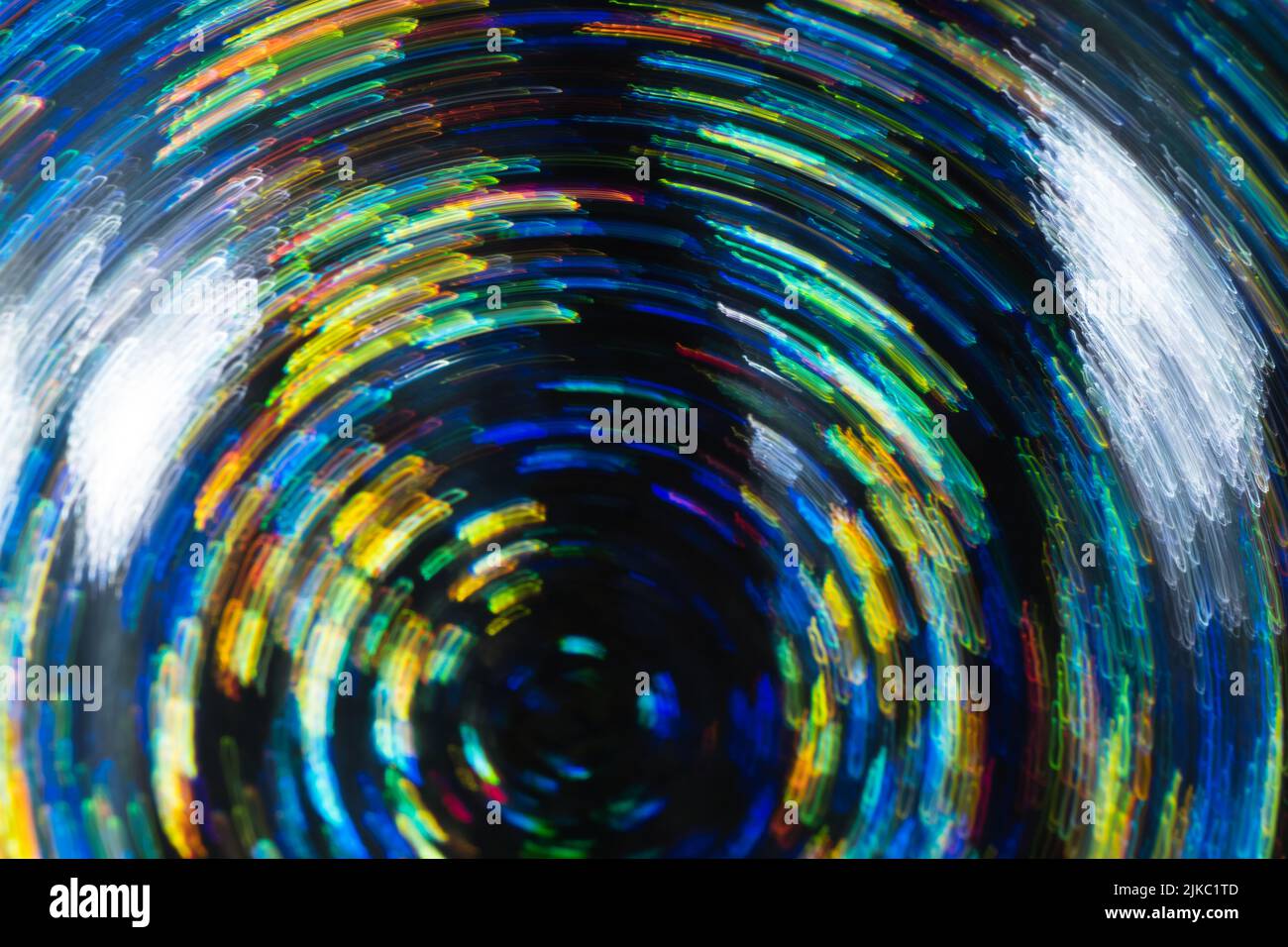 Blur Swirl abstrakte Linse Flare leuchten Lichtlinien Stockfoto