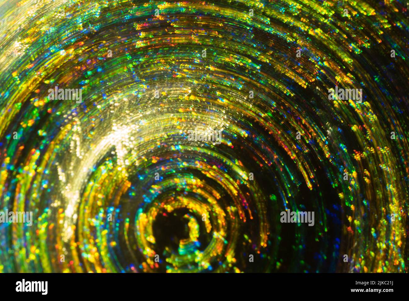 Neon Vortex Unschärfe-Linien Lichtreflexionen Unschärfe-Effekt-Licht Stockfoto