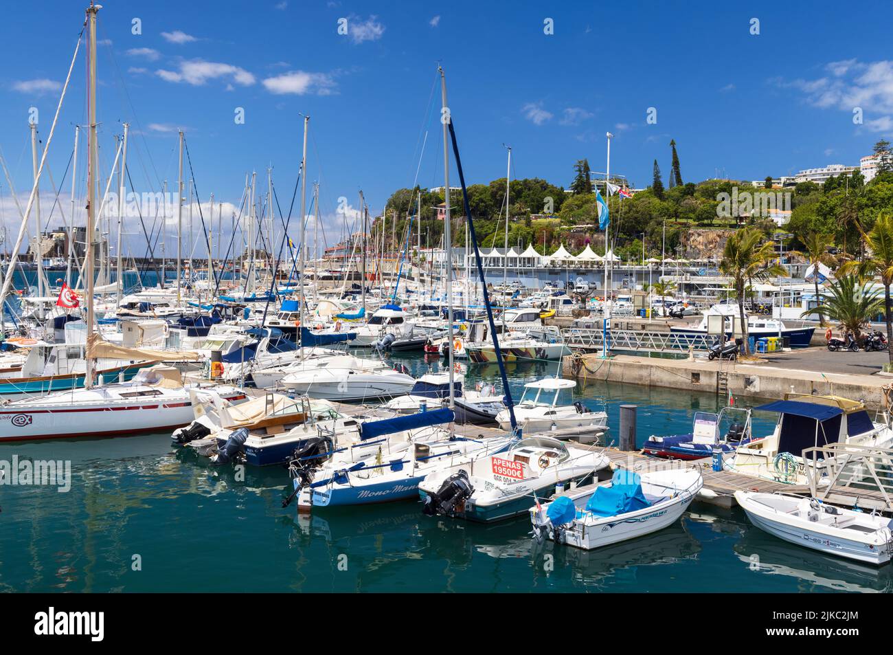 Marina von Funchal, Madeira, Portugal Stockfoto