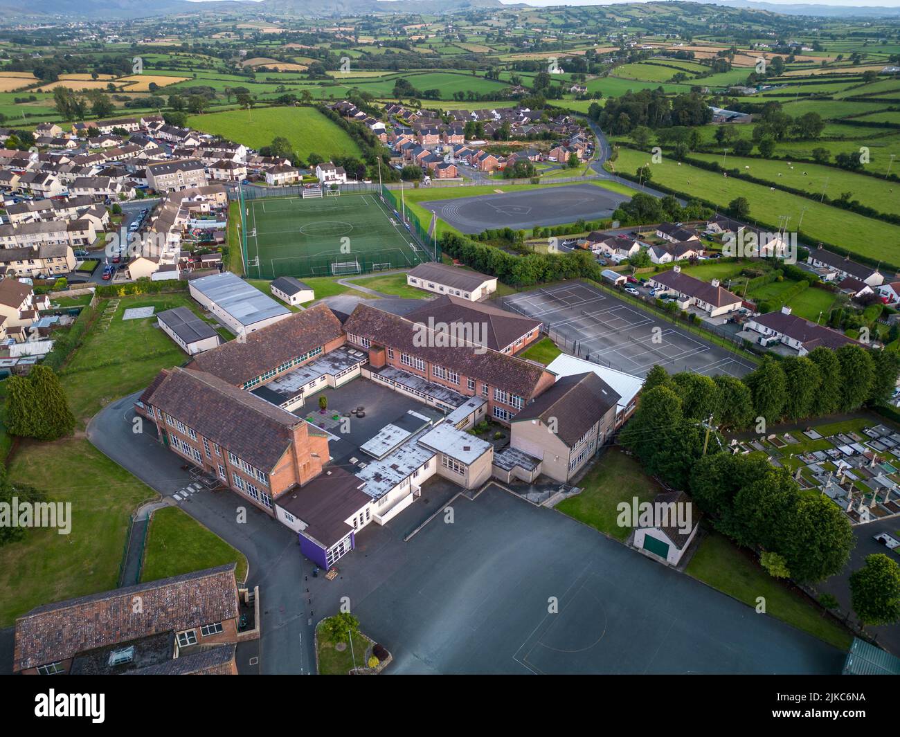 Rathfriland High School, County Down, Nordirland Stockfoto