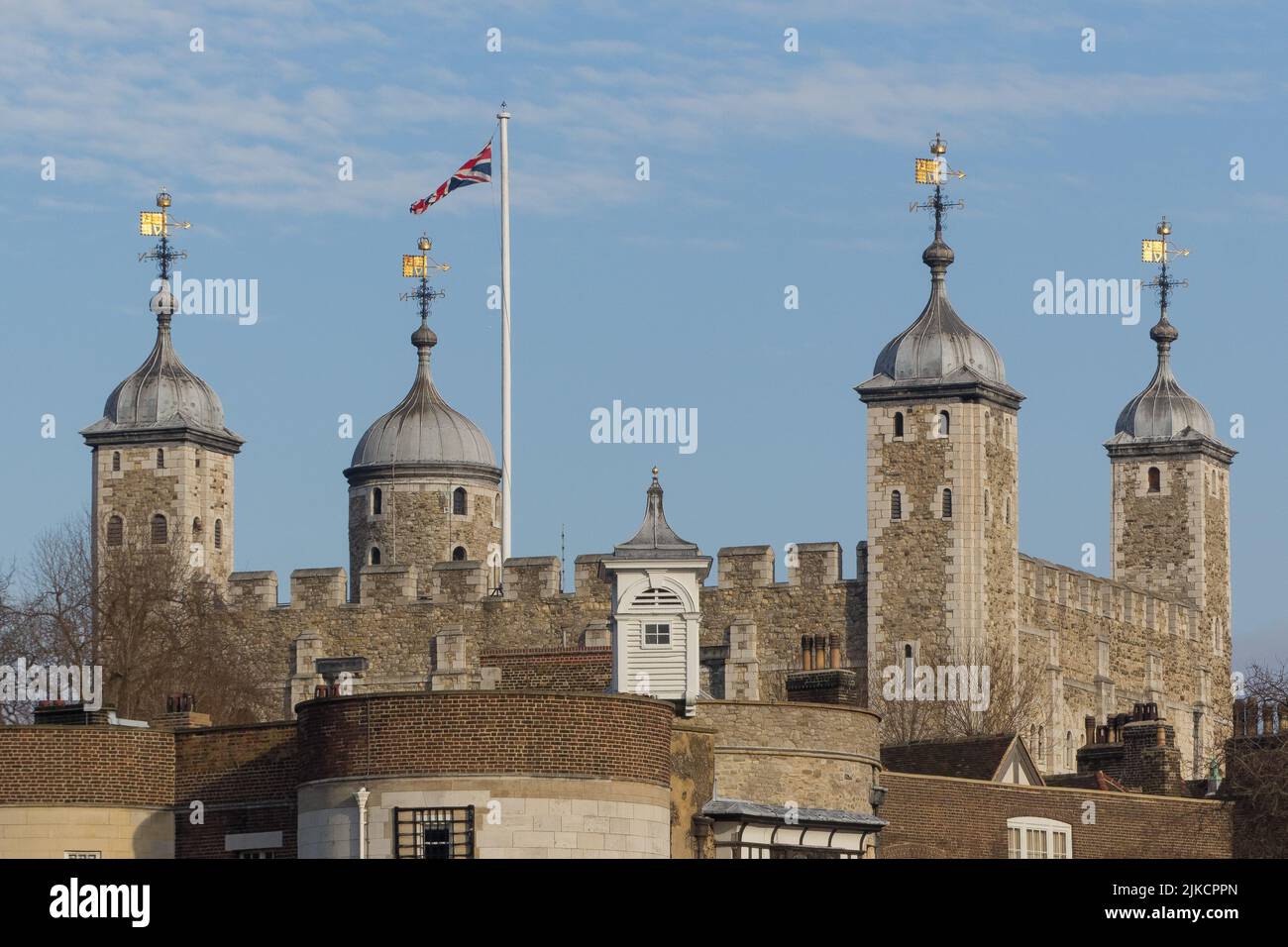 Die historische Festung des Tower of London, England Stockfoto