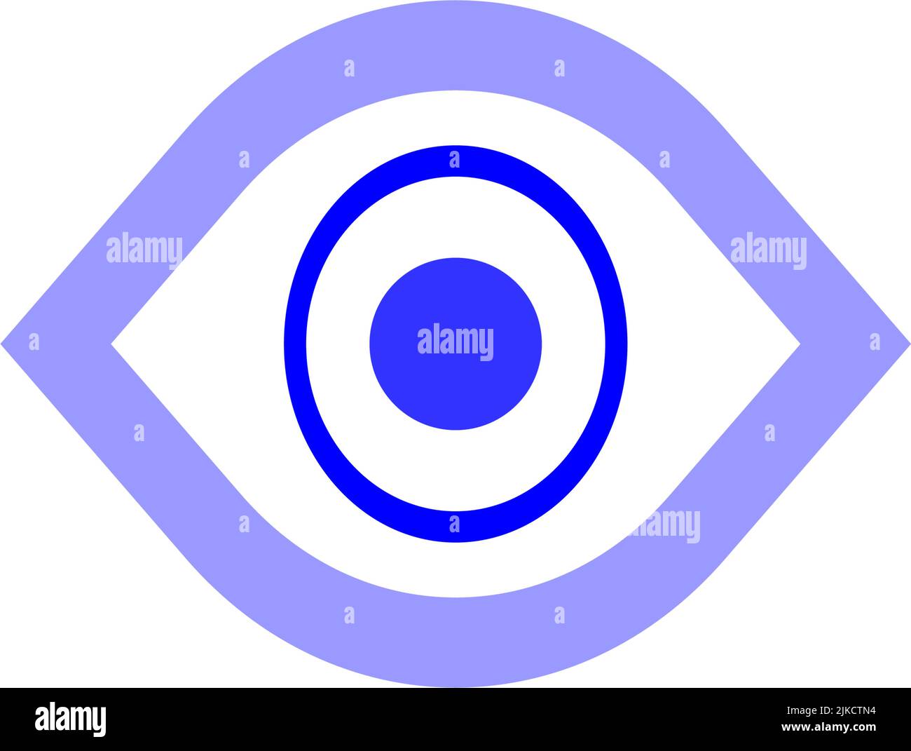 Logo-Design mit Auge Stock Vektor