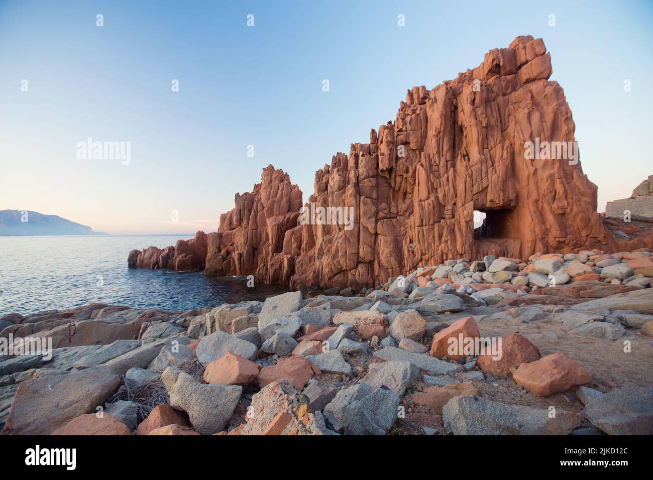 Rocce Rosse Arbatax, Sardinien, Italien Stockfoto