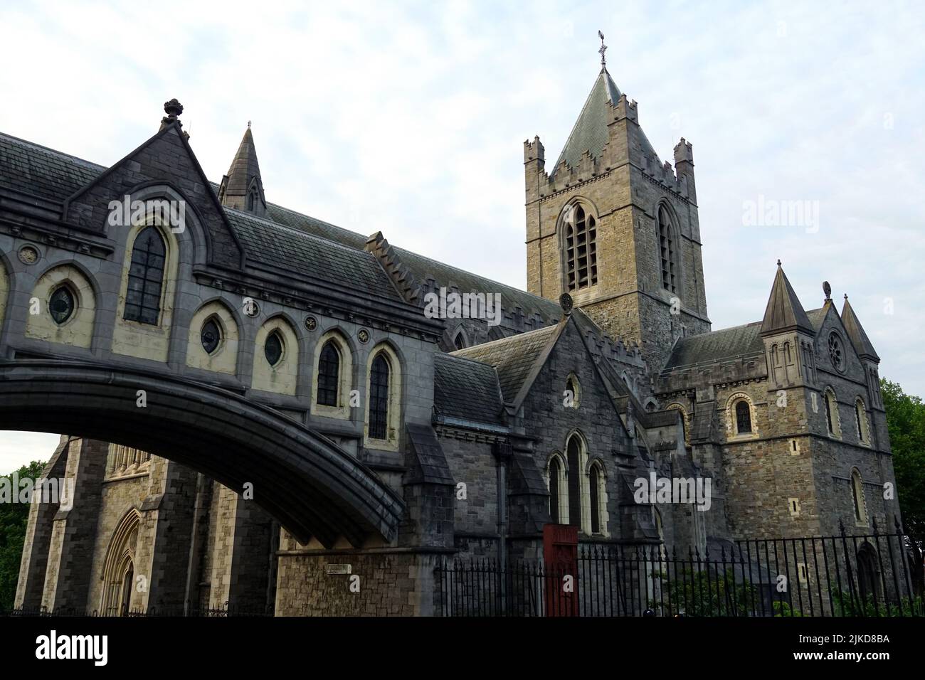 Bridge, Christ Church Cathedral, Cathedral of the Holy Trinity, Dublin, Baile Átha Cliath, Irland, Éire, Irland, Írország, Europa Stockfoto