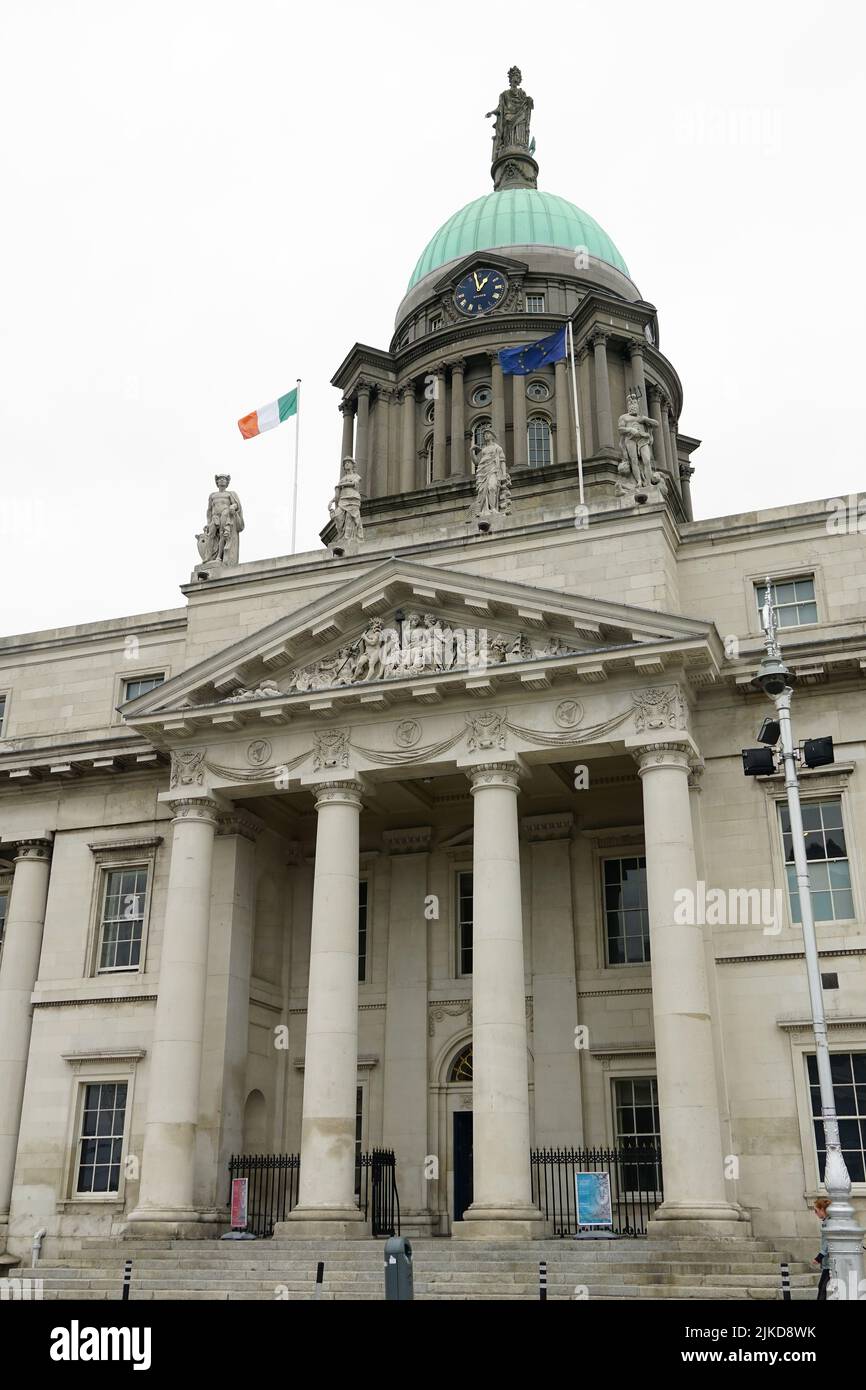 The Custom House, Teach an Chustaim, Dublin, Baile Átha Cliath, Irland, Éire, Irland, Írország, Europa Stockfoto