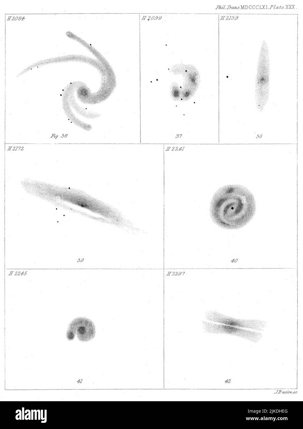 1861 Veröffentlichung - über die Konstruktion von Spekula der sechs-Fuß-Apertur; und eine Auswahl aus den Beobachtungen von Nebulae mit ihnen gemacht , Lord Rosse Stockfoto