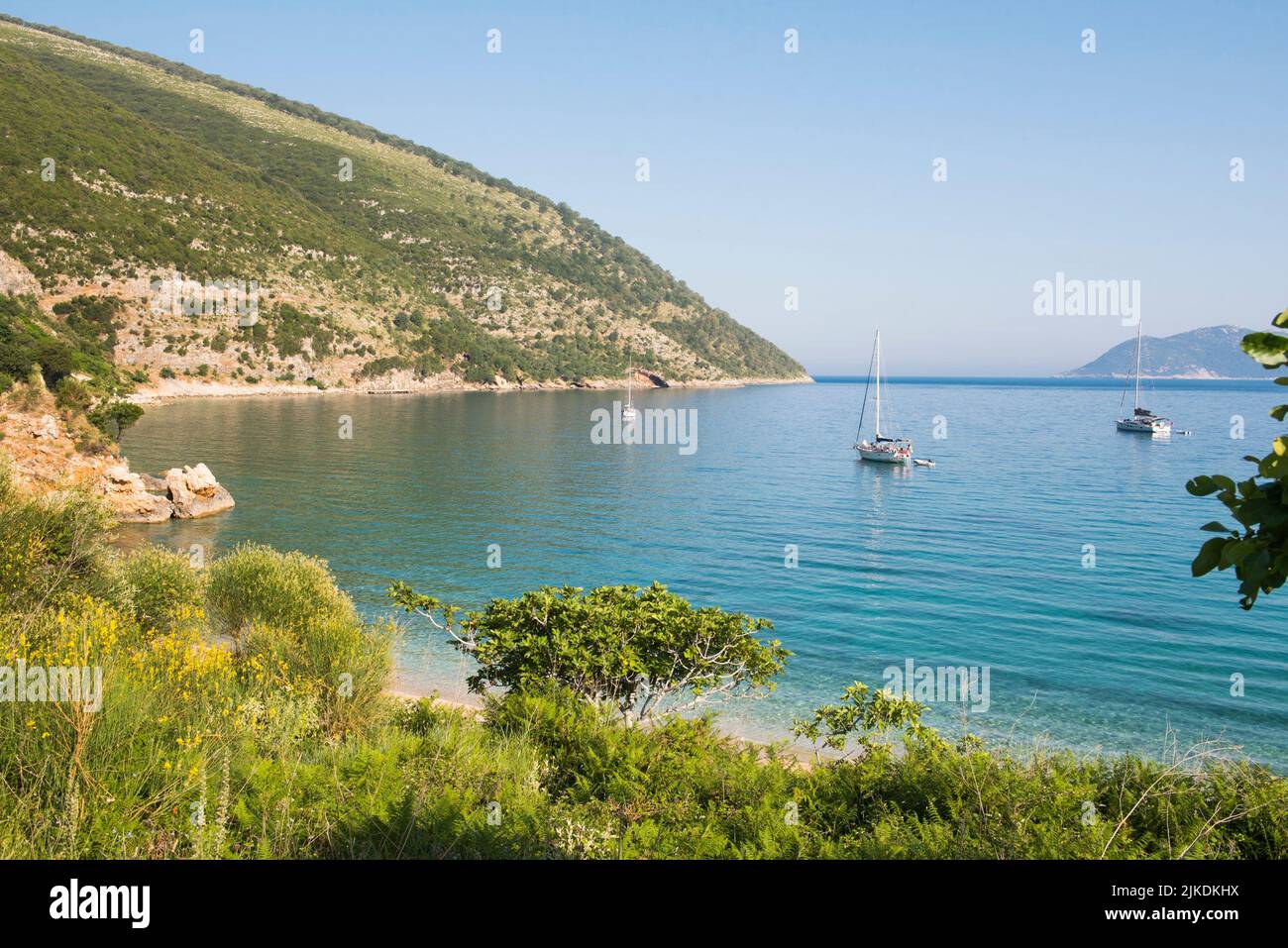 Bucht der Halbinsel Karaburun, innerhalb des KaraburunSazan Marine