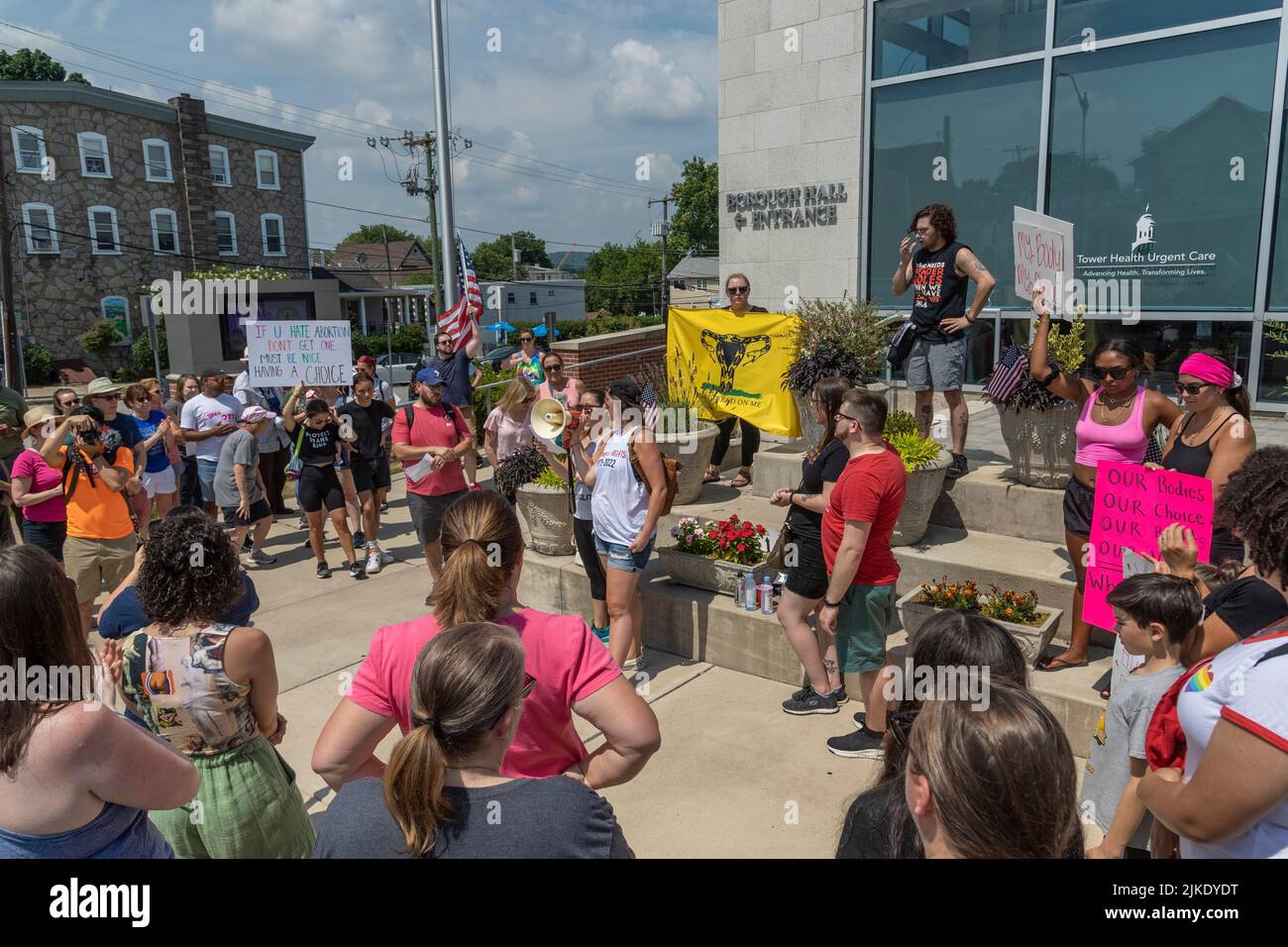 Pro Choice Women's Rights March & Rally in Philadelphia, Pennsylvania, USA, Juli 16 2022 Stockfoto