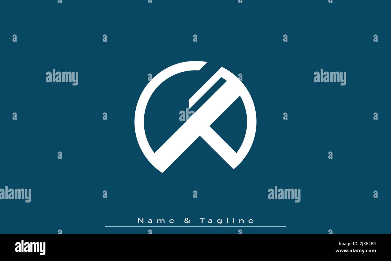 Alphabet Buchstaben Initialen Monogramm Logo GP , PG Stock Vektor