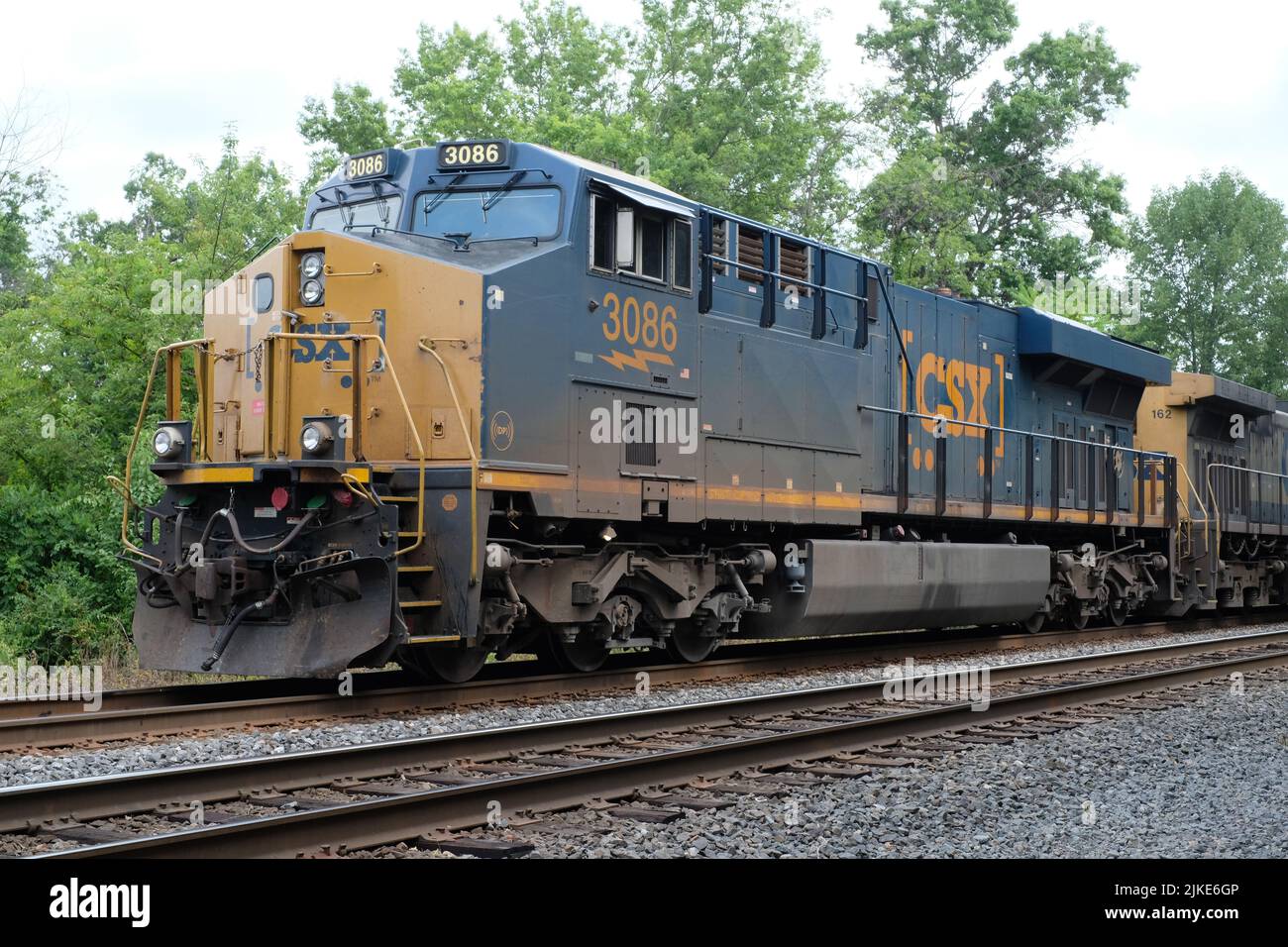 CSX GE ES44AC. Stockfoto