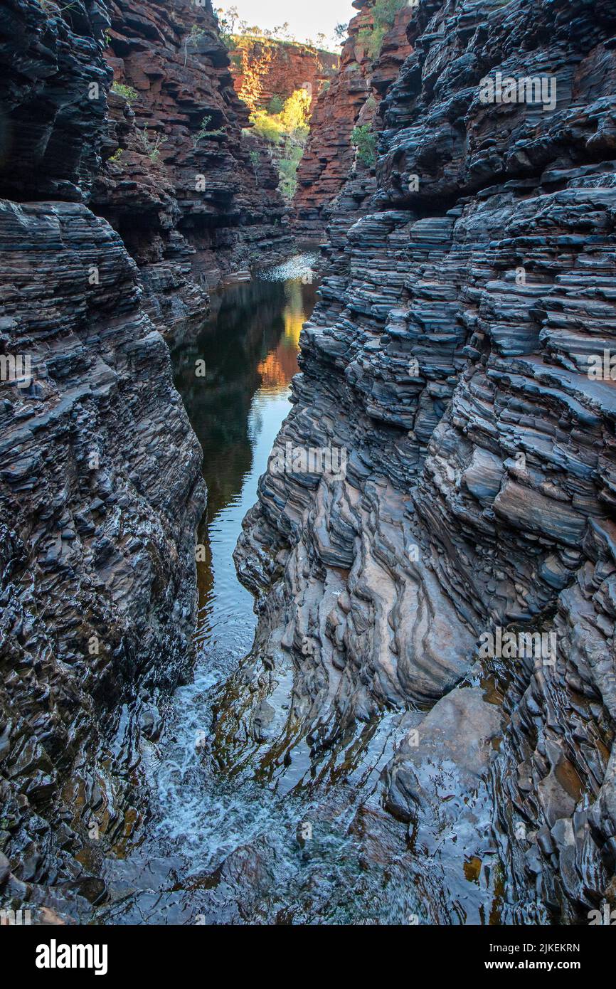 Joffre Gorge, Karijini-Nationalpark Stockfoto