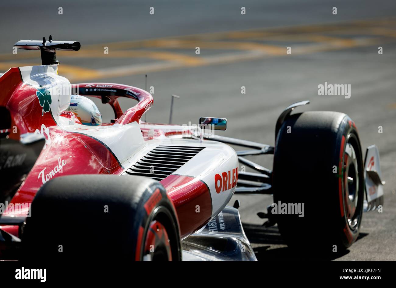 Alfa Romeo beim Formel-1-Grand-Prix von Australien Stockfoto