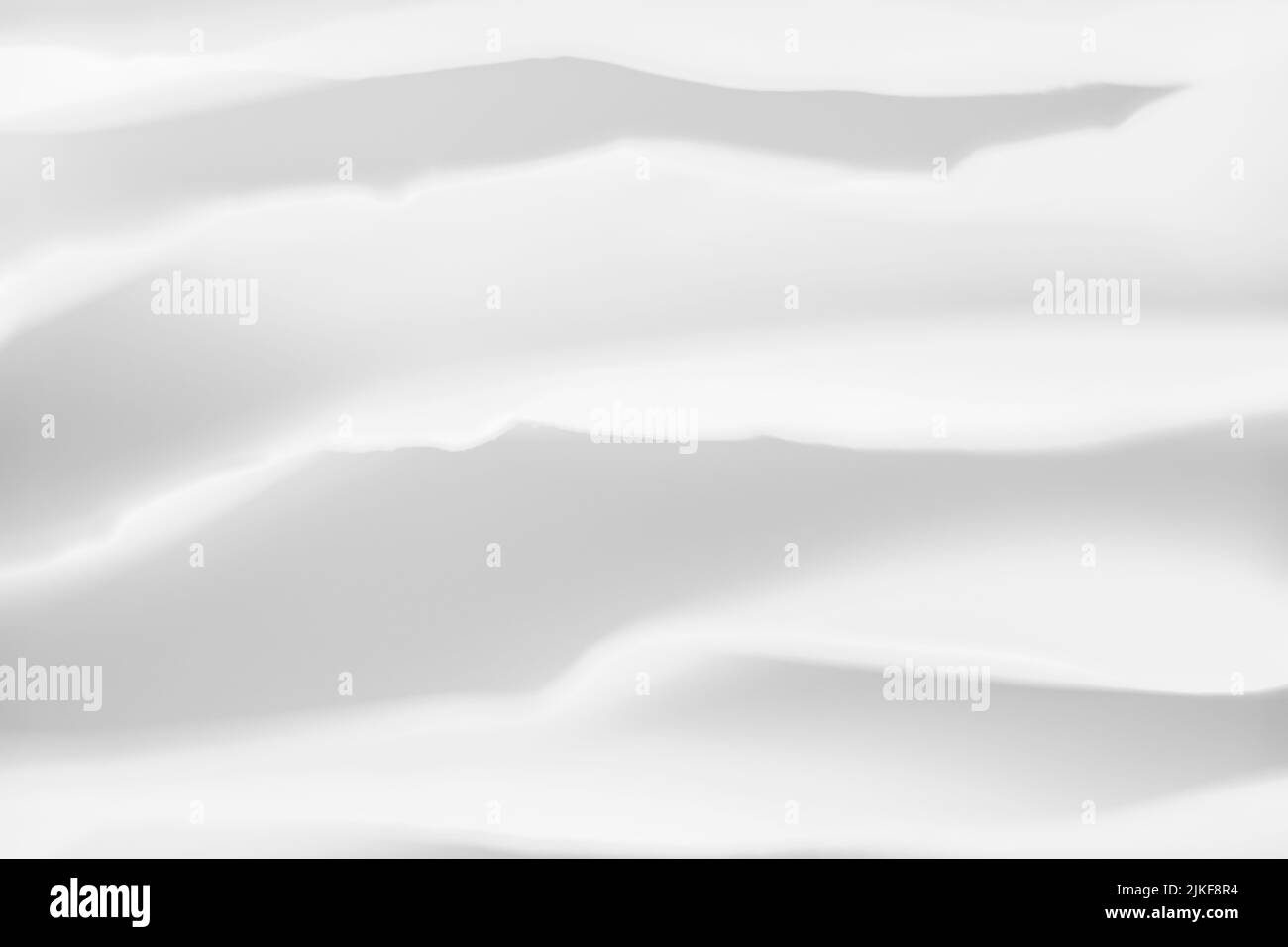 Weißes Papier Schichten Hintergrund grau welligen Schatten Stockfoto