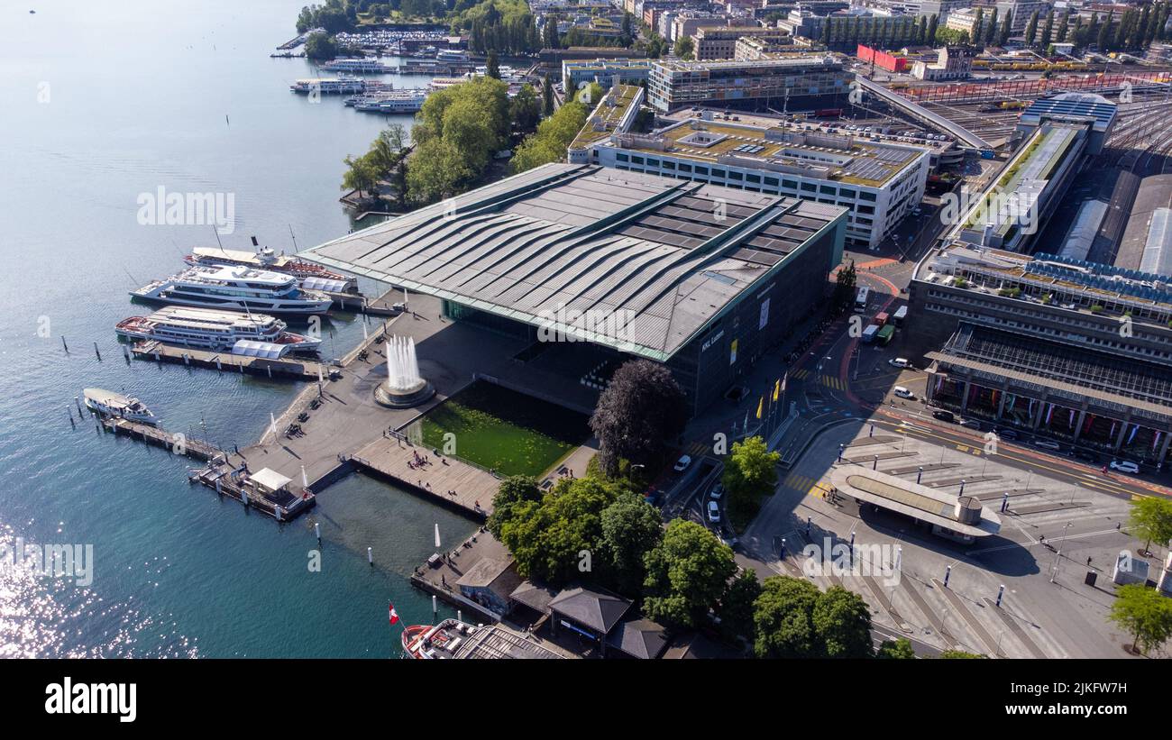Kultur- und Kongresszentrum Luzern, Luzern, Schweiz Stockfoto