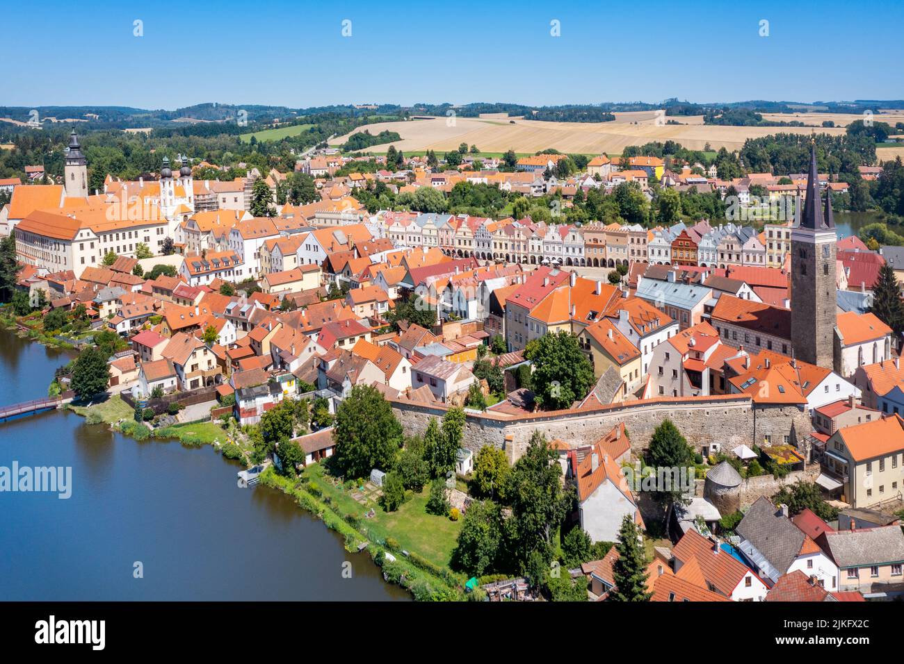 Telč (UNESCO), Kraj Vysočina, Česka republika / Telc (UNESCO), Vysocina, Tschechische republik, Europa Stockfoto
