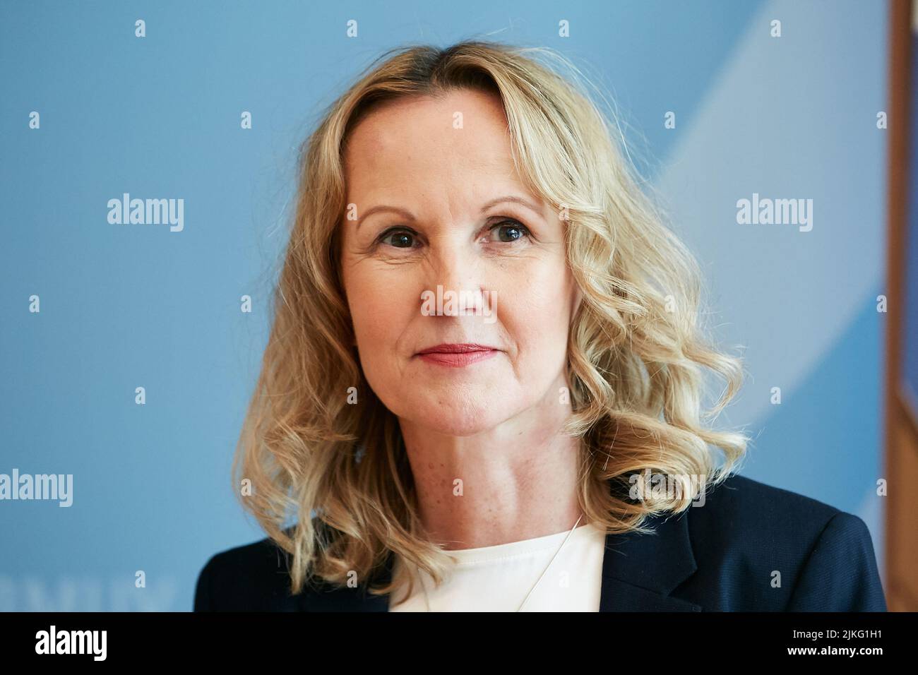 06.07.2022, Deutschland, Berlin, Berlin - Steffi Lemke, Bundesministerin für Umwelt, Naturschutz, Reaktorsicherheit und Verbraucherschutz Stockfoto