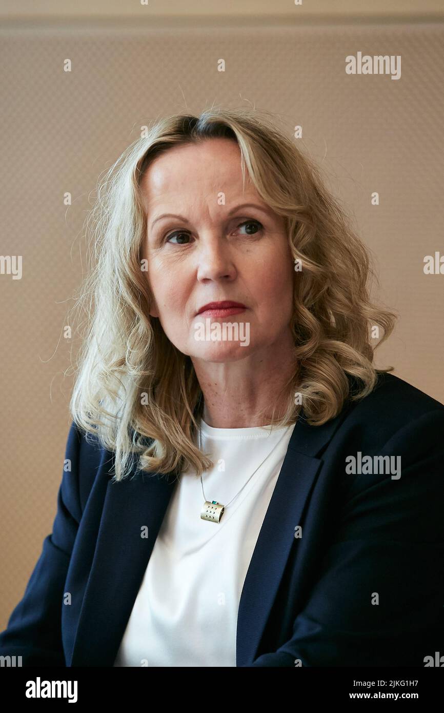 06.07.2022, Deutschland, Berlin, Berlin - Steffi Lemke, Bundesministerin für Umwelt, Naturschutz, Reaktorsicherheit und Verbraucherschutz Stockfoto