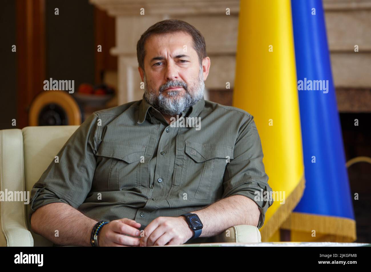 Nicht exklusiv USCHHOROD, UKRAINE 1. AUGUST 2022 Serhii Haidai