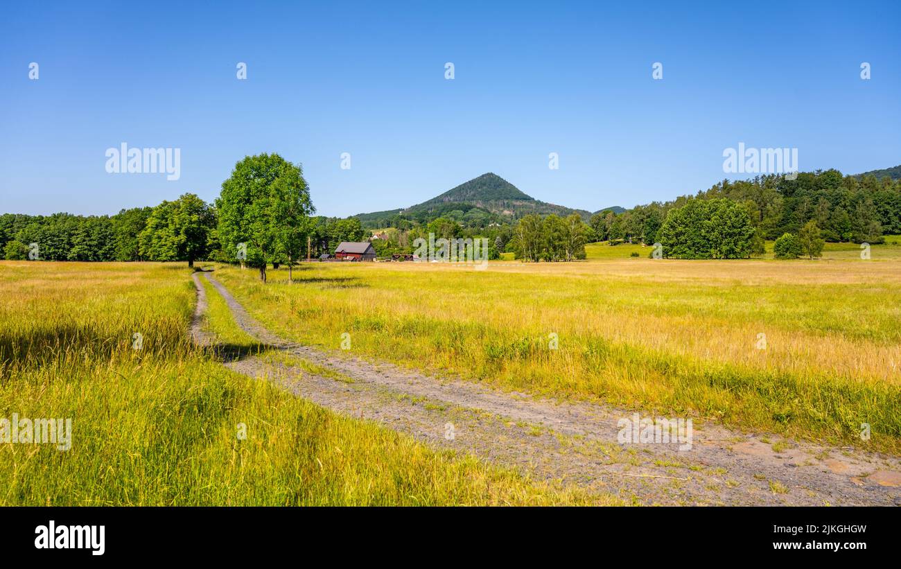 Panoramablick auf den Berg Klic Stockfoto