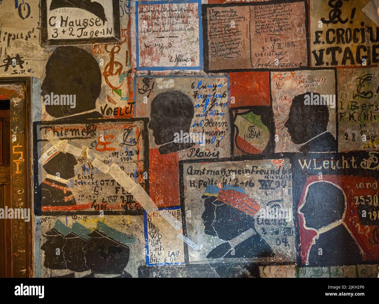 Das Studentengefängnis Heidelberg. Baden Württemberg, Deutschland, Europa Stockfoto