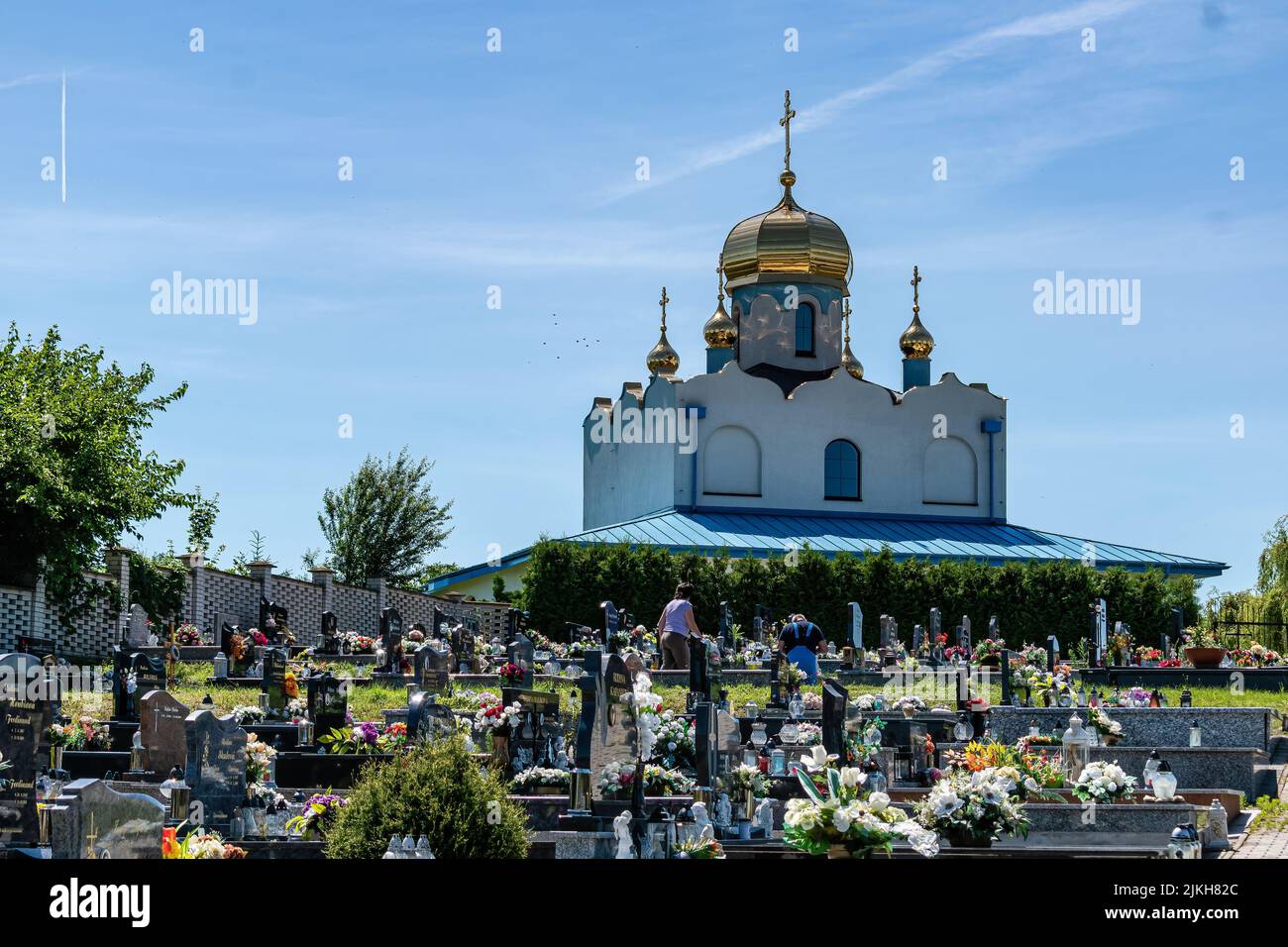 Holic, Slowakei 18. Juni 2022 Orthodoxe Kirche der Pochaev Ikone der Gottesmutter und des