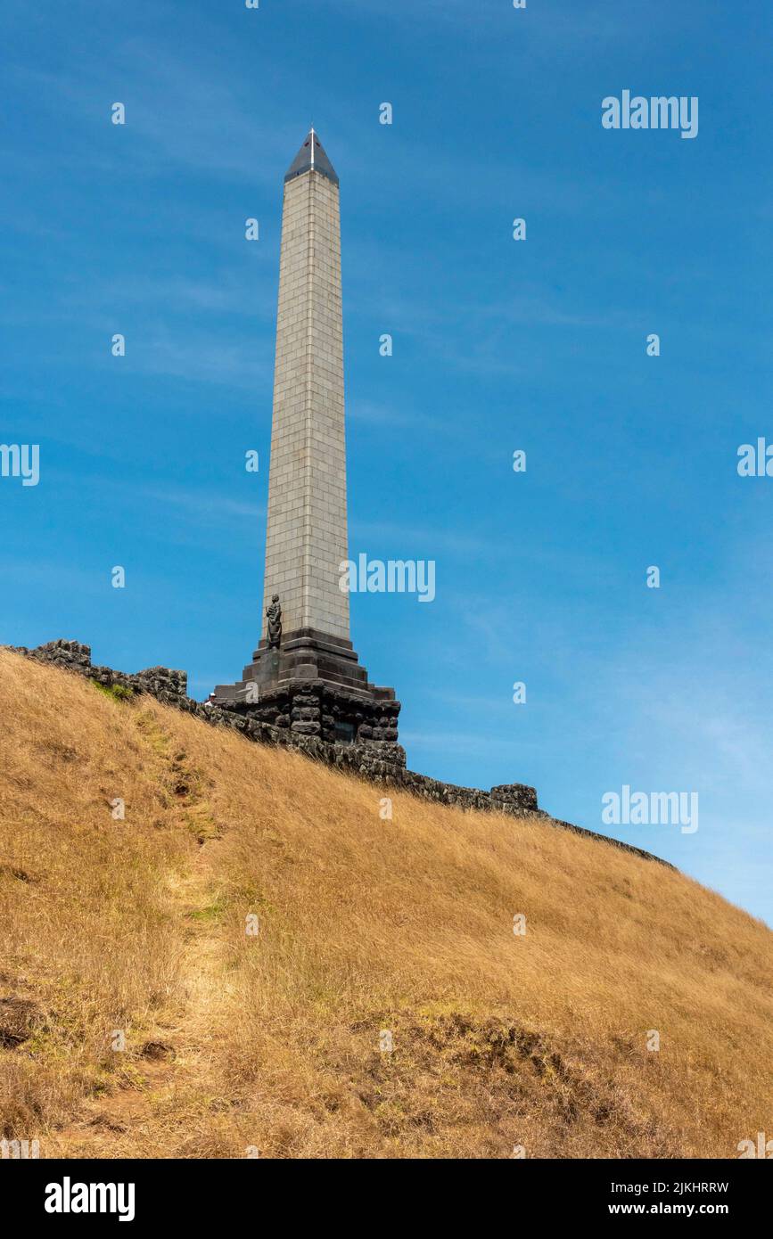 Obeilsk-Denkmal auf einem Tree Hill Park in Auckland, Neuseeland Stockfoto