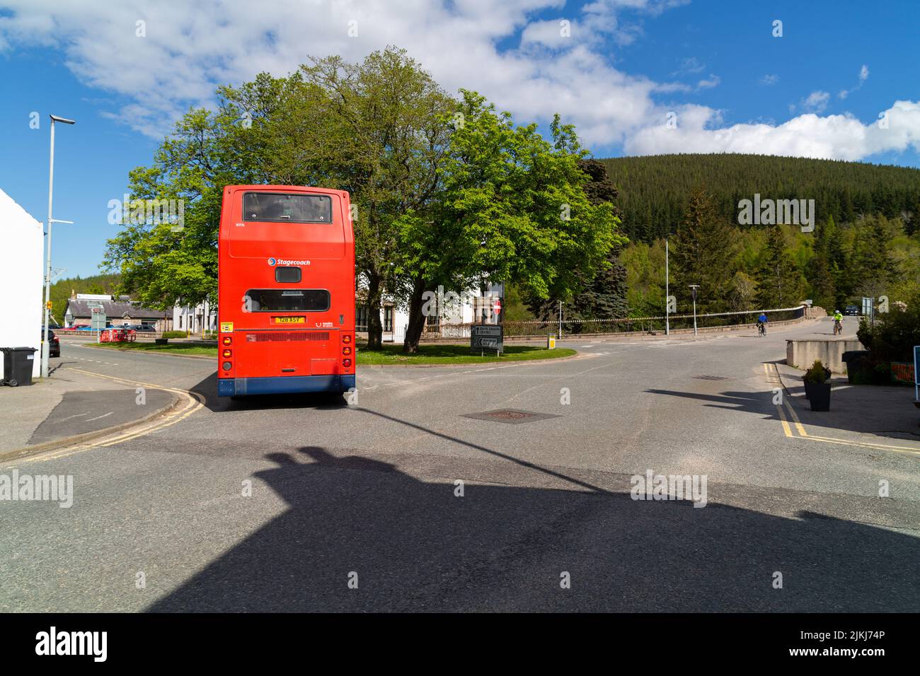 Die Stadt Ballater im schottischen Hochland, Großbritannien Stockfoto