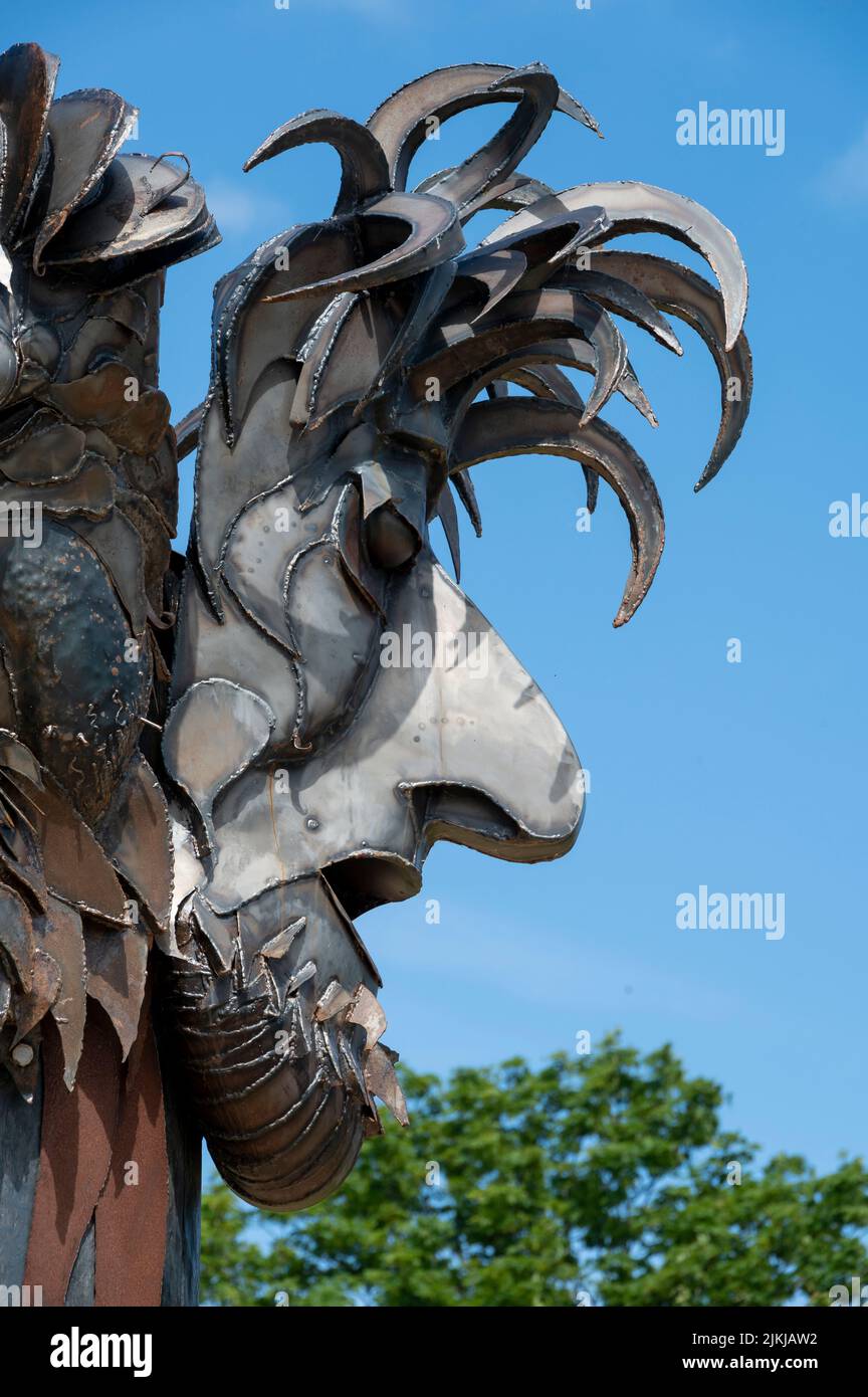 Deutschland, Mecklenburg-Vorpommern, Ostsee, Insel Rügen, Halbinsel Wittow, Svantovit Statue Stockfoto