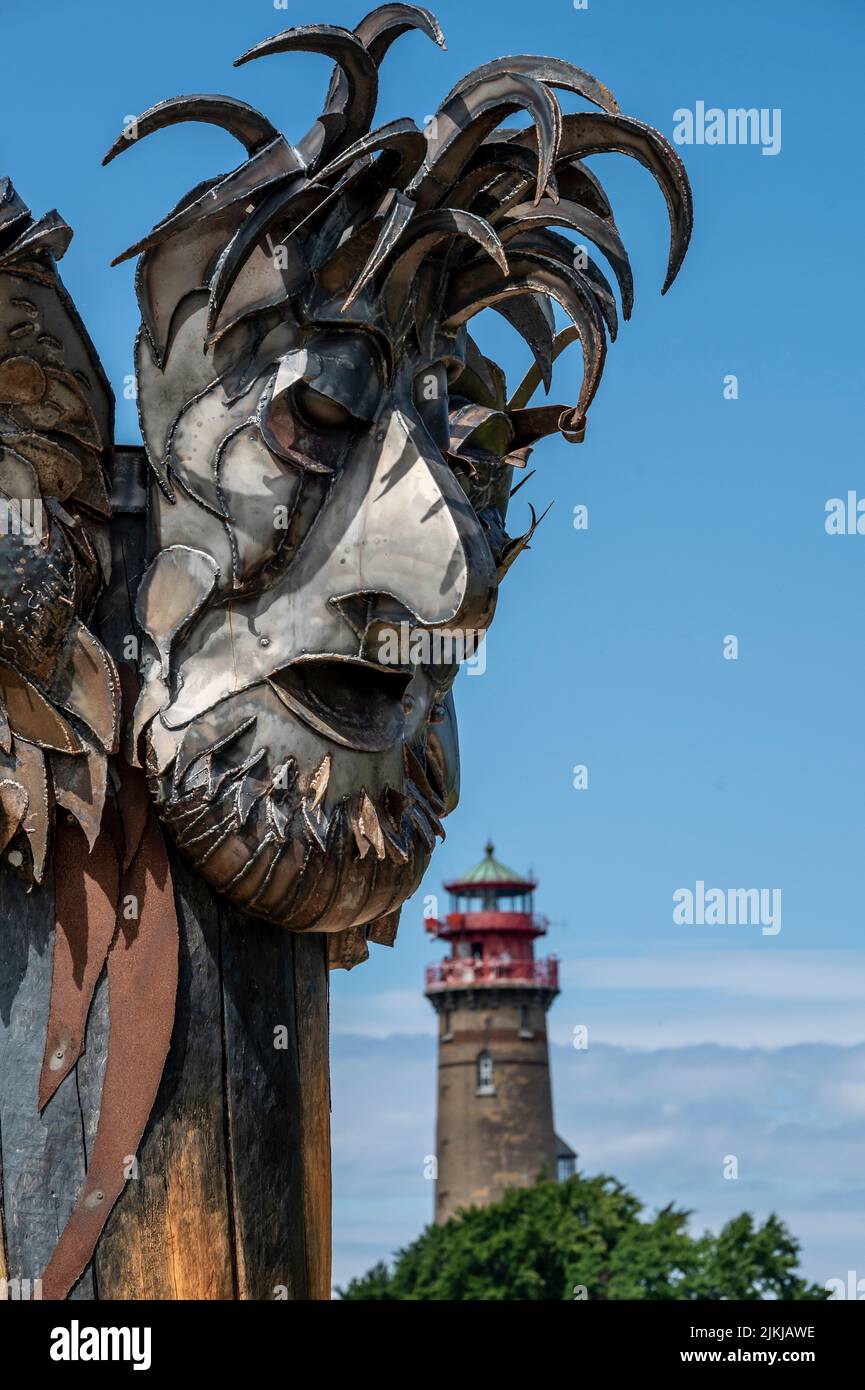 Deutschland, Mecklenburg-Vorpommern, Ostsee, Insel Rügen, Halbinsel Wittow, Svantovit Statue Stockfoto