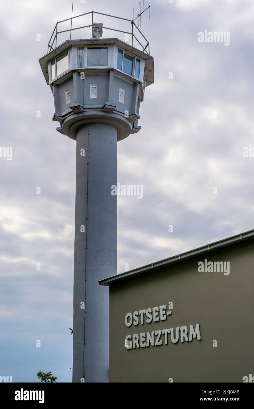 Deutschland, Mecklenburg-Vorpommern, Ostsee, Ostseebad Kühlungsborn, Ostsee-Grenzturm Stockfoto