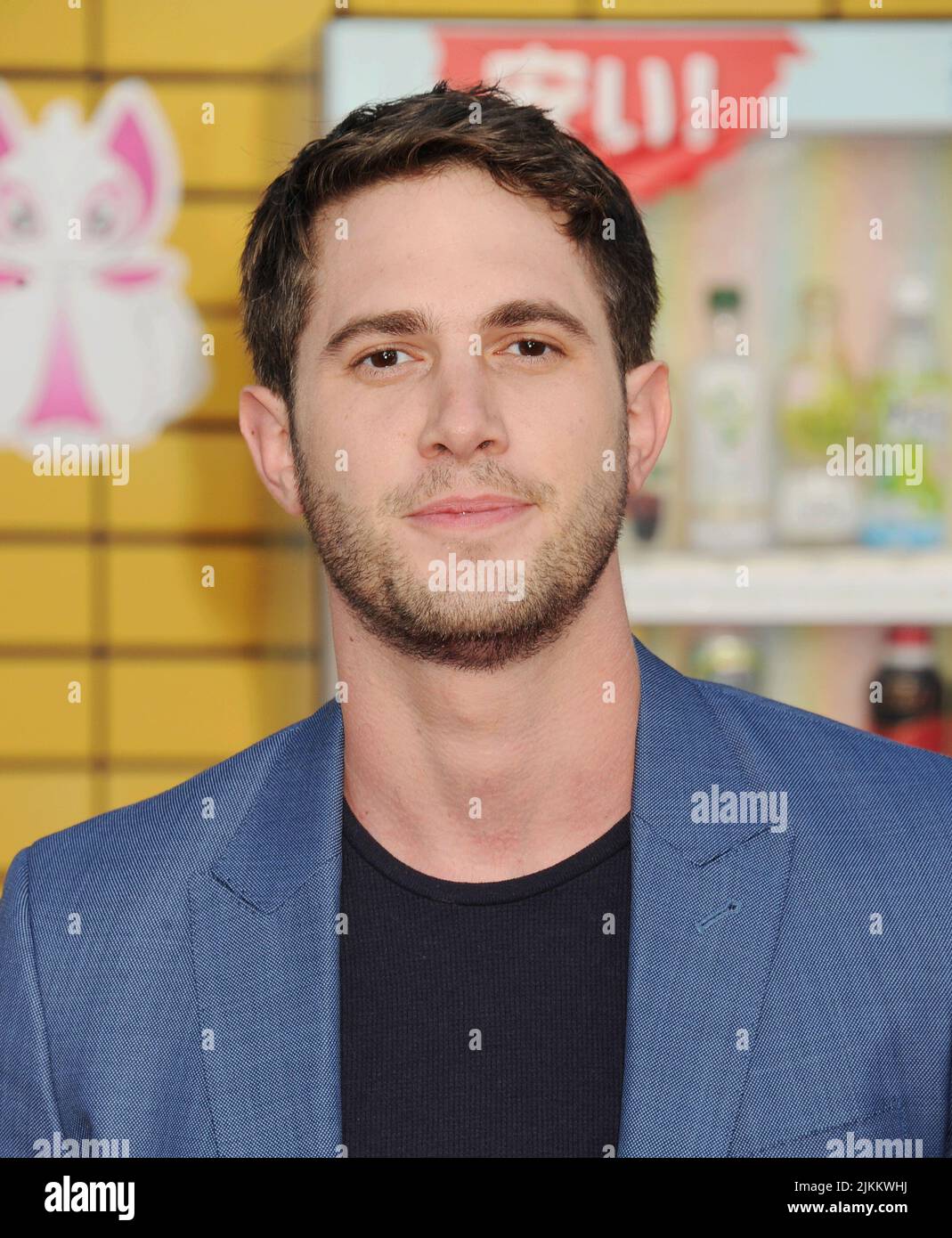 LOS ANGELES, CA - 01. AUGUST: Blake Jenner nimmt am 01. August 2 an der Los Angeles-Premiere von „Bullet Train“ von Sony Picods im Regency Village Theatre Teil Stockfoto