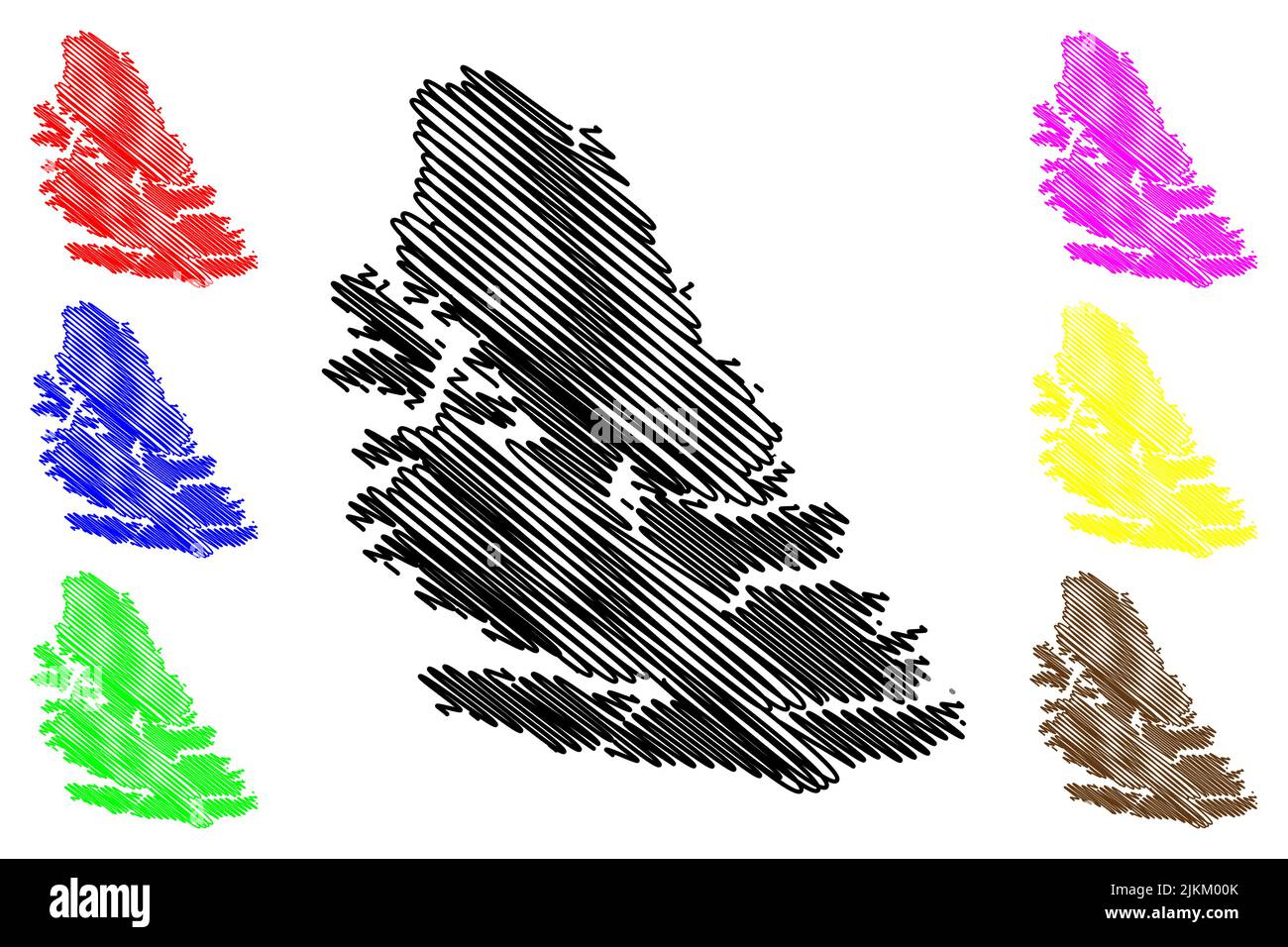 Otava Insel (Republik Finnland, Schärenmeer) Karte Skizze