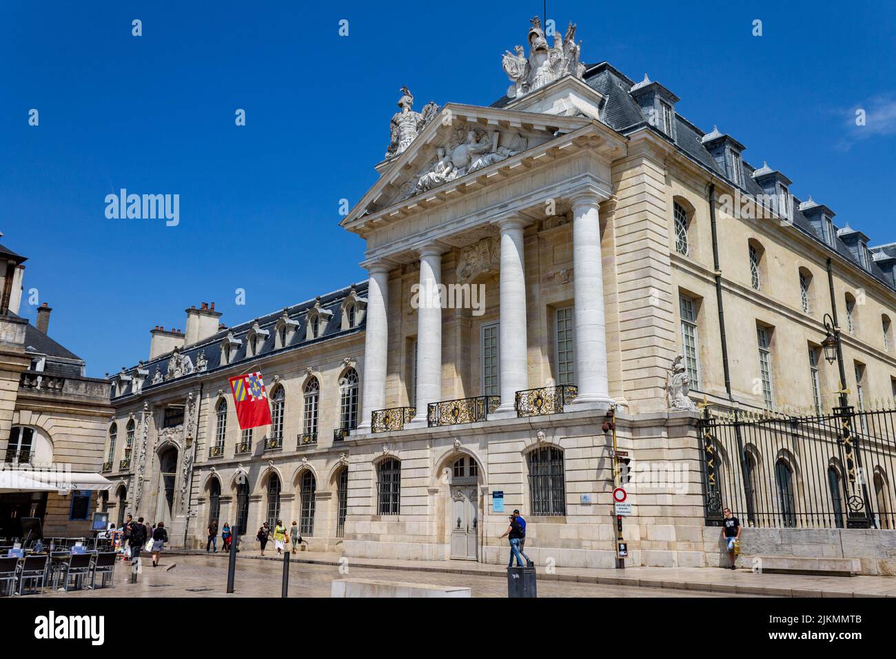 Der Palast der Herzöge und Stände von Burgund oder Palais des ducs et des Etats de Bourgogne. Dijon. Stockfoto