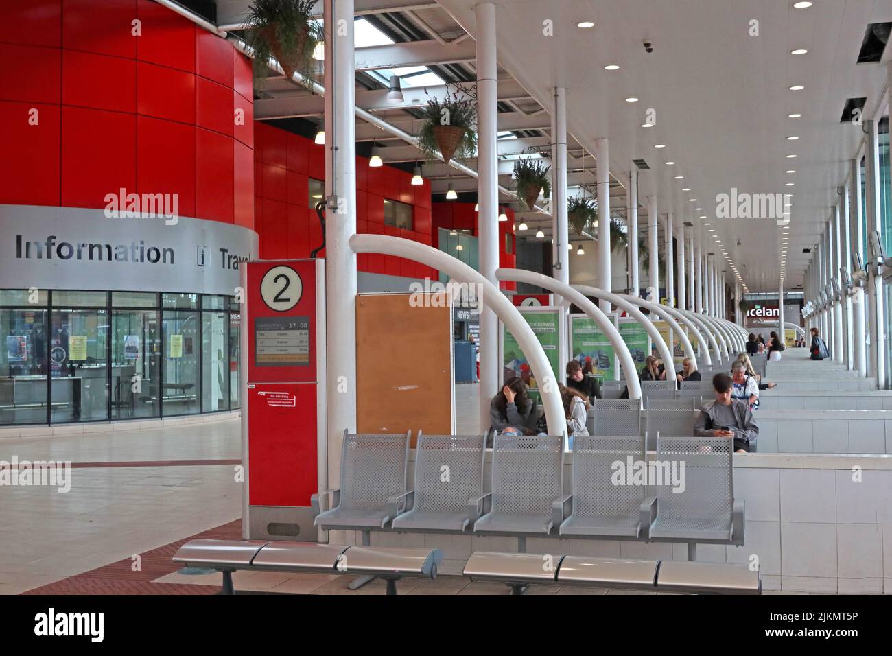 Warrington Interchange, Busbahnhof, Winwick Street, Warrington, England, WA1 Stockfoto