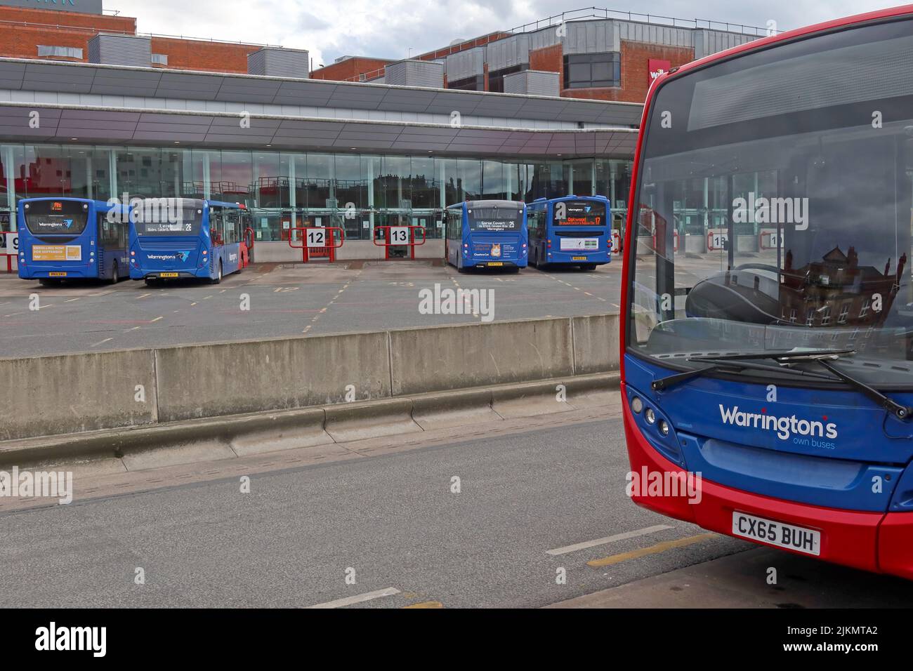 Warrington Interchange, Busbahnhof, Winwick Street, Warrington, England, WA1 Stockfoto