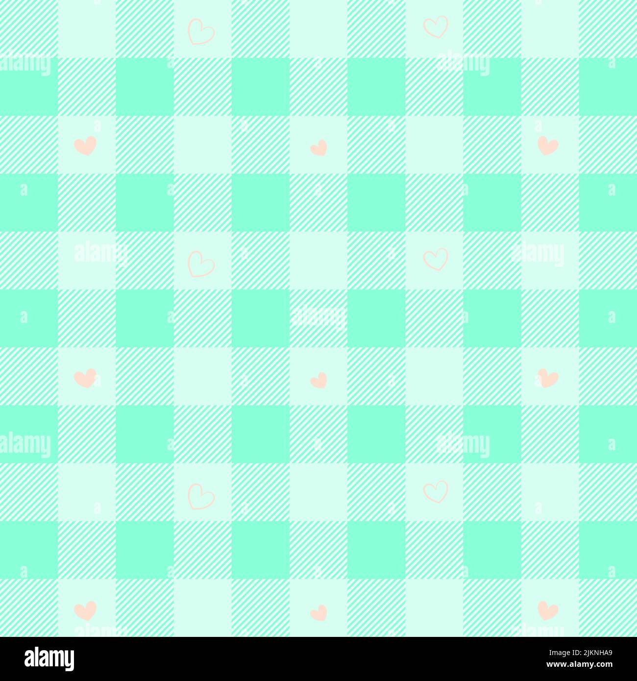 Plaid Polka gingham Textil Papier nahtlose Muster abstrakt Hintergrund texturierte Tapete Vektor Illustration Stock Vektor