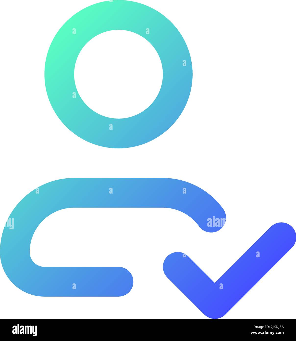 Speichern geänderter Informationen des Kontaktpixel-Perfect-Gradient-Linear-ui-Symbols Stock Vektor
