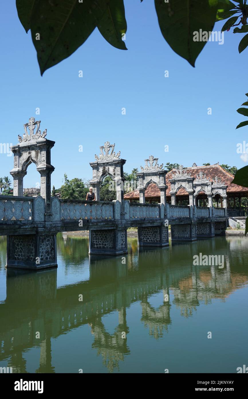 Königspalast Taman Ujung in Karangasem, Bali, Indonesien. Stockfoto