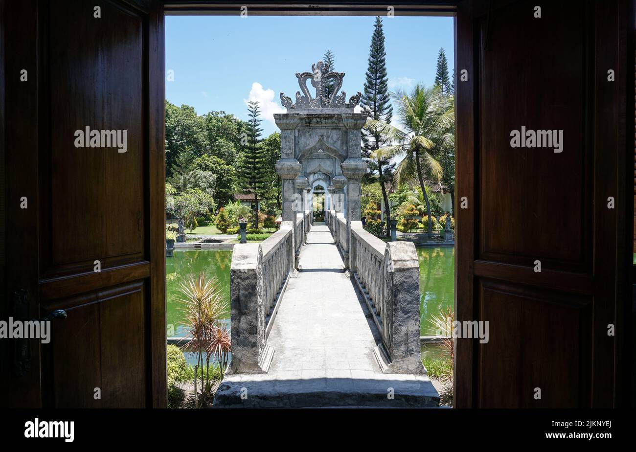 Königspalast Taman Ujung in Karangasem, Bali, Indonesien. Stockfoto