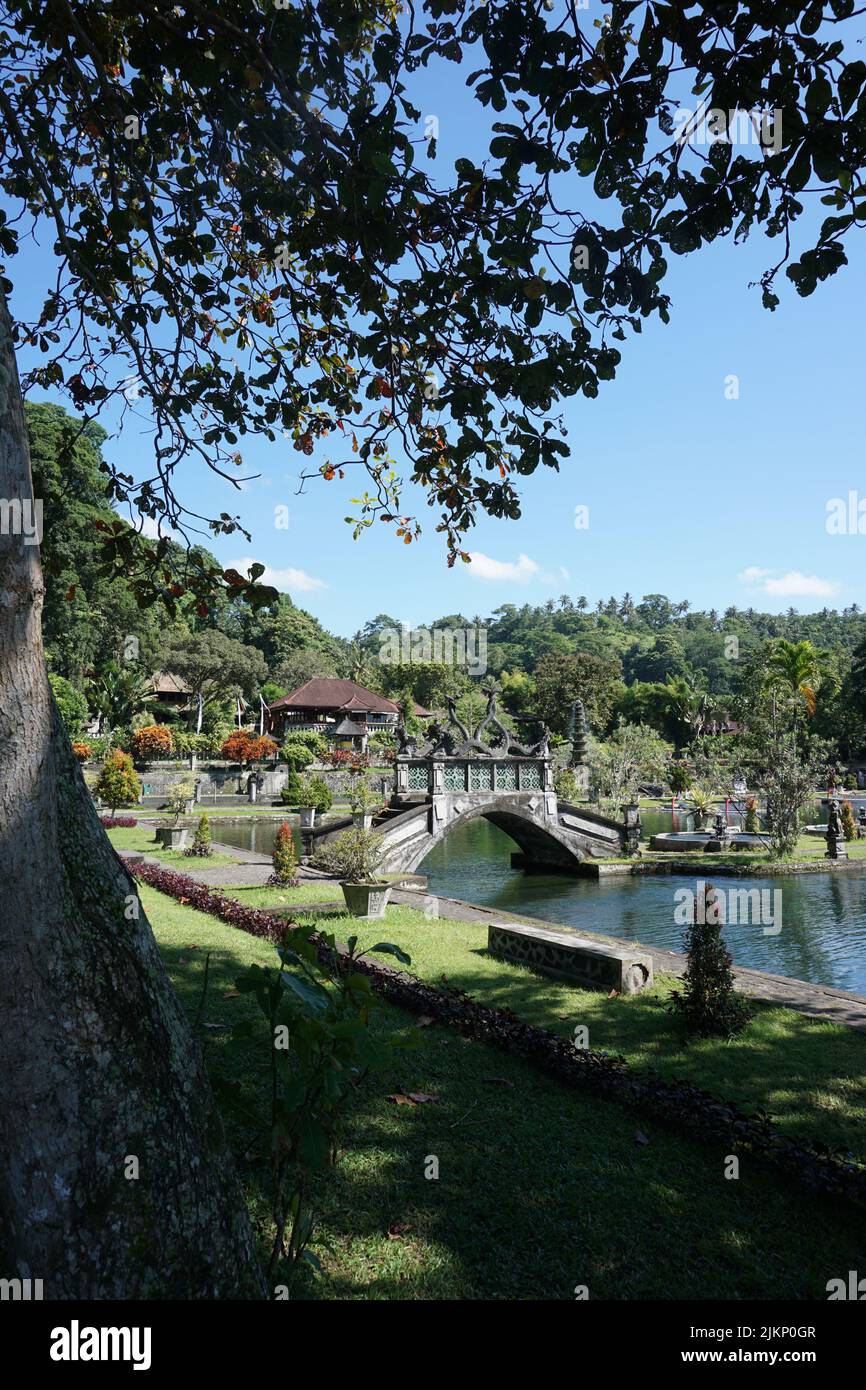 Tirta-Empul-Tempel in Karangasem, Bali, Indonesien. Stockfoto