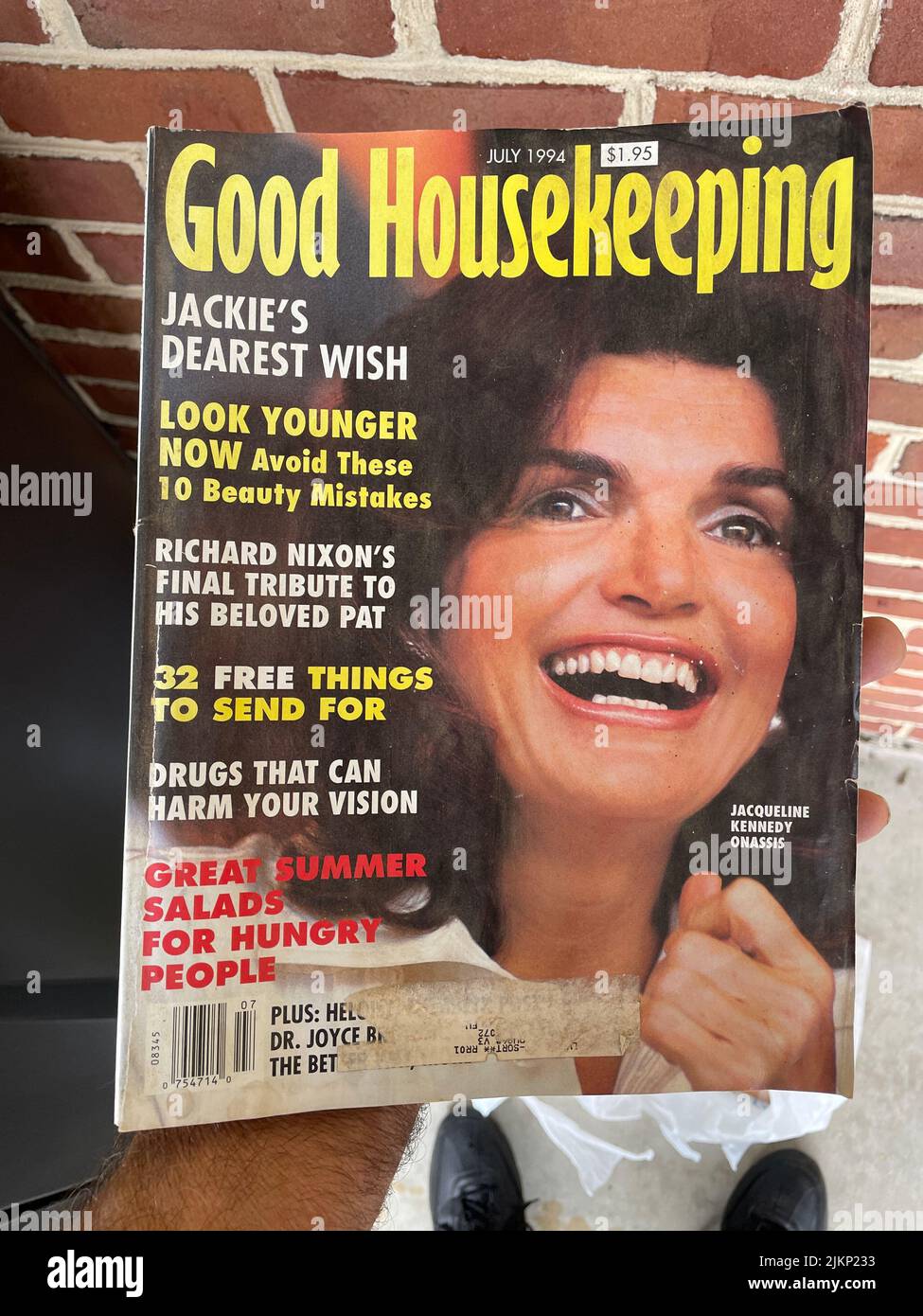 Eine Aufnahme des Frauenmagazins Good Housekeeping - Juli 1994 Stockfoto
