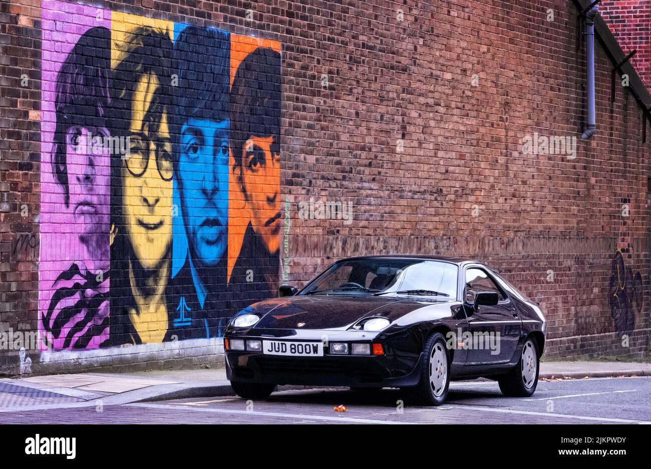 Ex George Harrison 1980 Porsche 928S phoyographiert in Liverpool 20/11/2021 Stockfoto