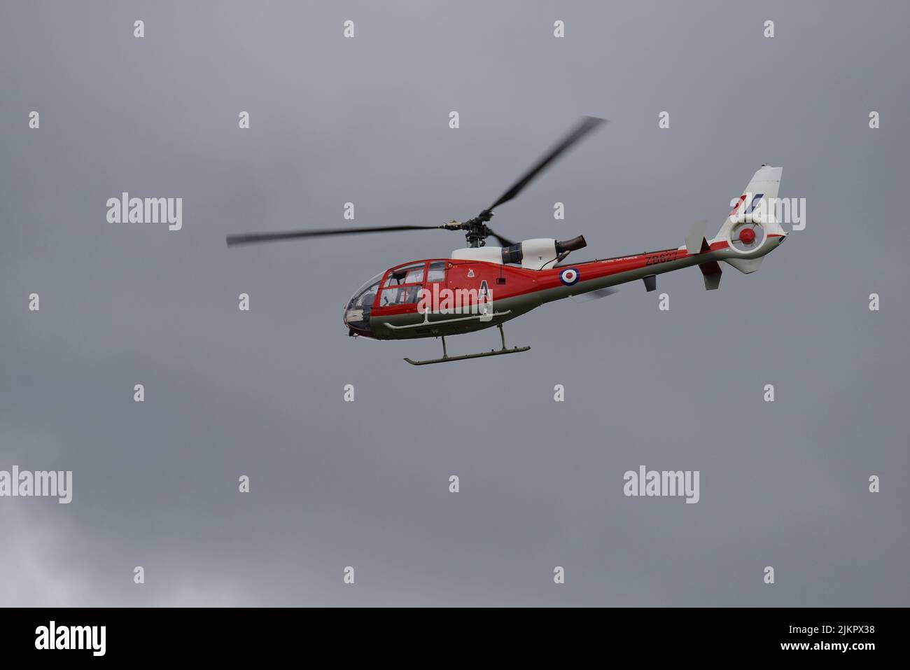 Gazelle Squadron Display Team bei Shuttleworth Fly Navy Air Show 2022. Old Warden, Biggleswade, Bedfordshire. Stockfoto