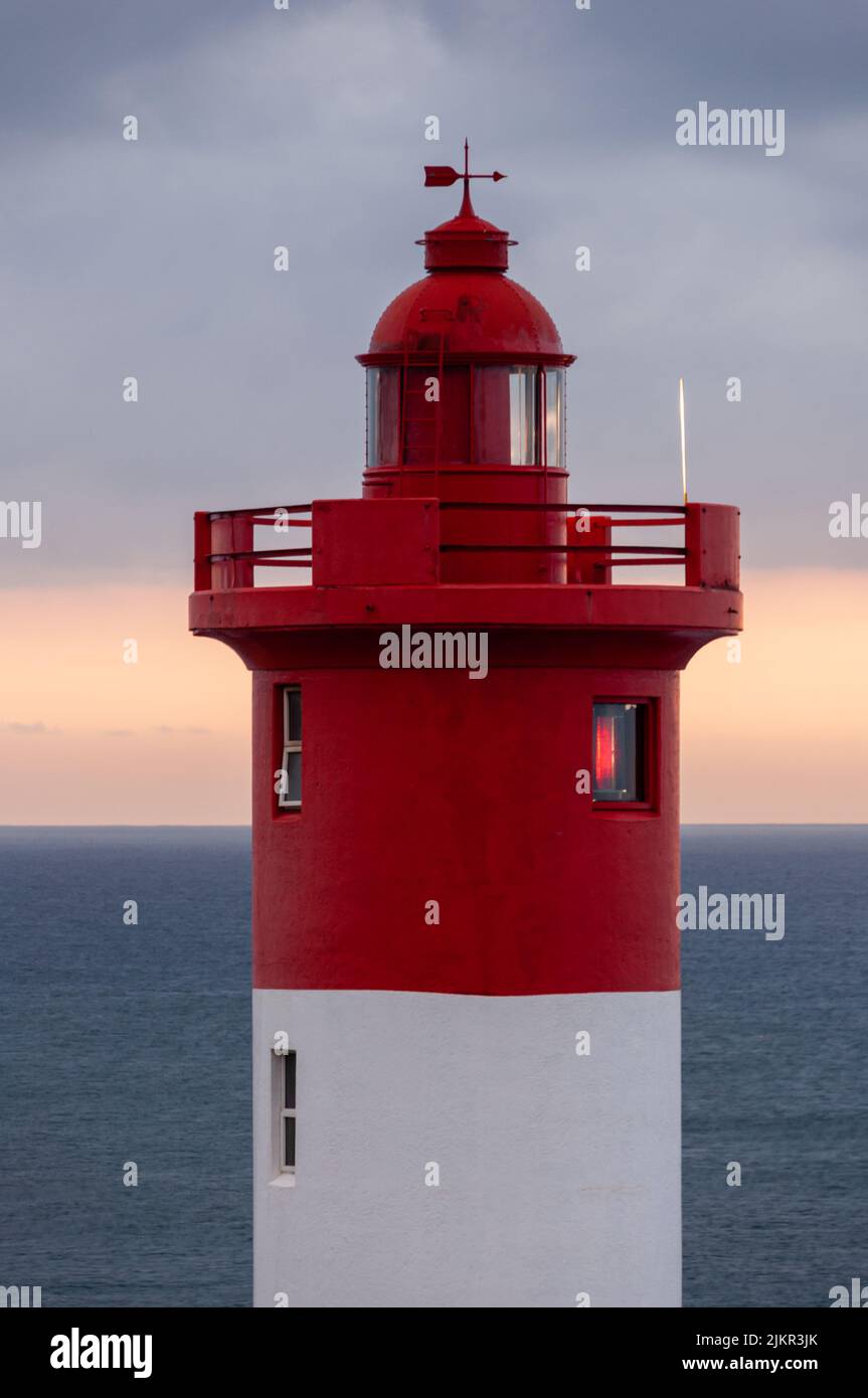 Umhlanga Lighthouse, KwaZulu-Natal Stockfoto