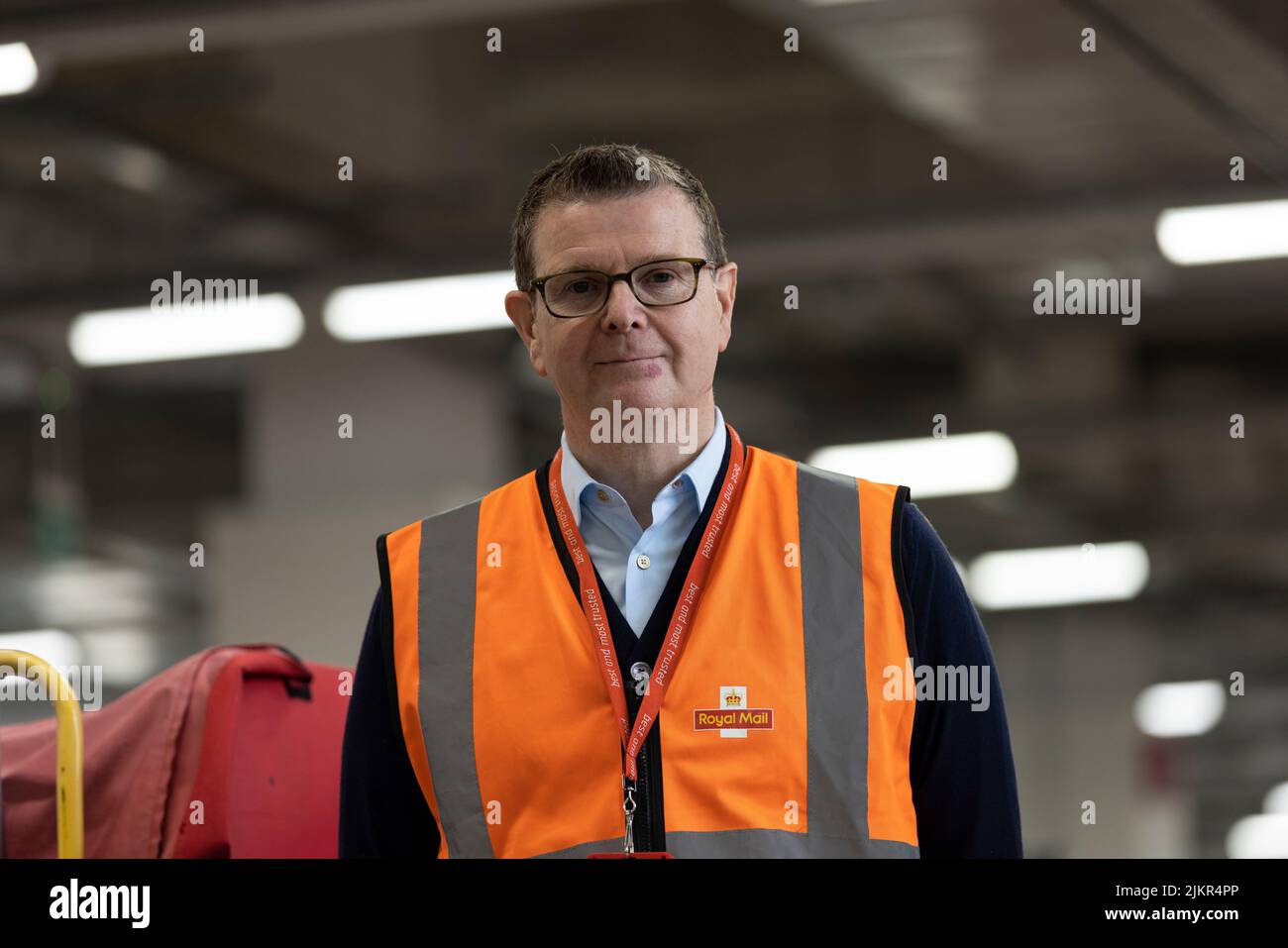 Royal Mail Sortierbüro in Mount Pleasant, London, England, Vereinigtes Königreich Stockfoto