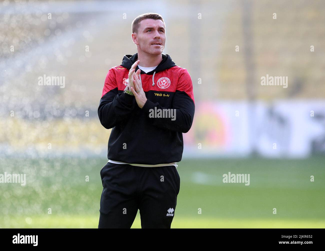 Watford, England, 1.. August 2022. John Fleck von Sheffield Utd während des Sky Bet Championship-Spiels in der Vicarage Road, Watford. Bildnachweis sollte lauten: Simon Bellis / Sportimage Stockfoto