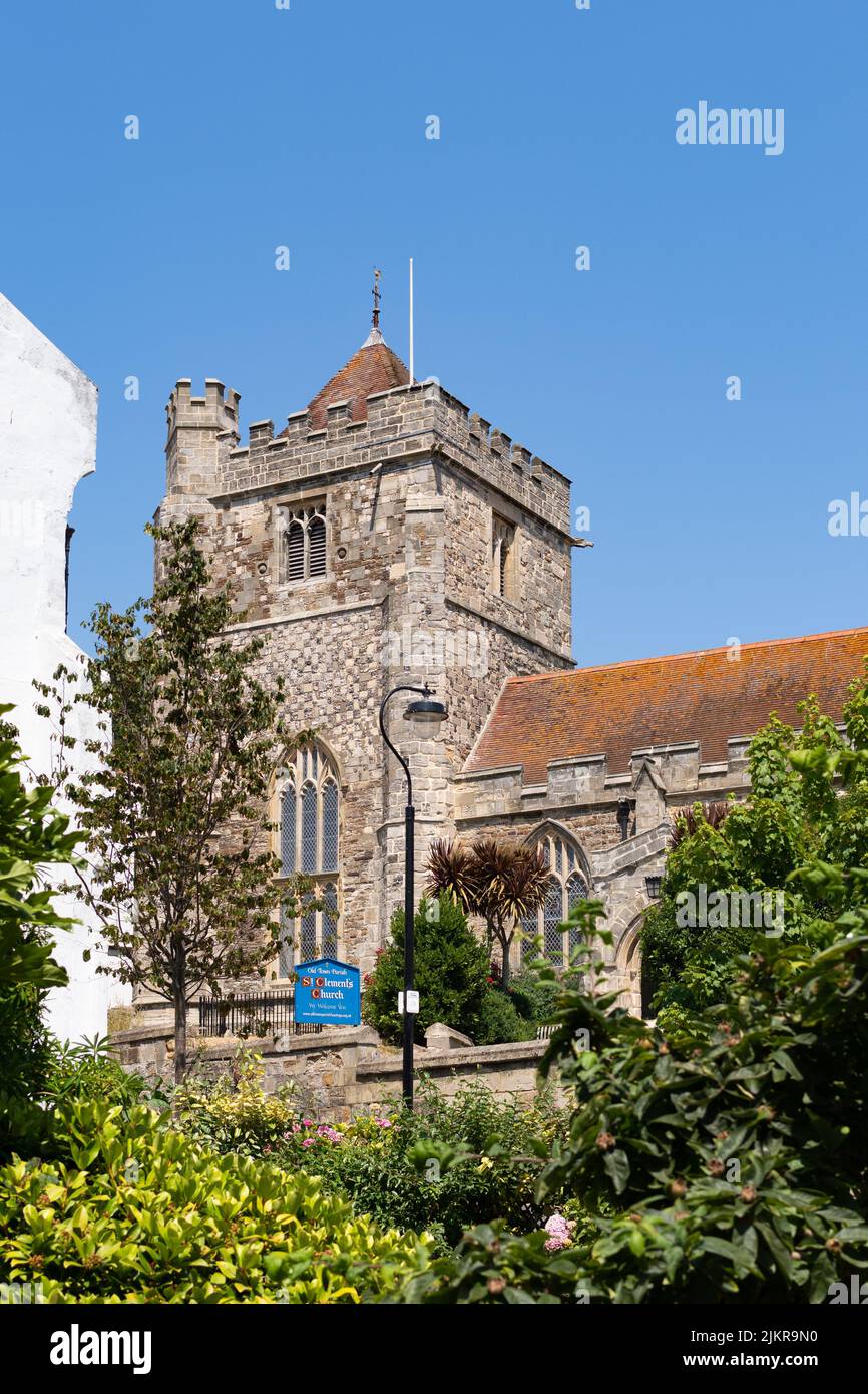 St. Clements Church, Hastings, East Sussex, England, Großbritannien Stockfoto