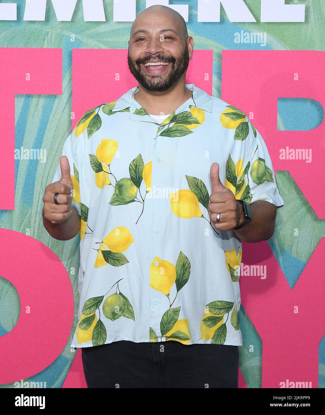 Colton Dunn kommt bei der OSTERSONNTAGSPREMIERE von Universal Picturs an, die am Dienstag, dem 2. August 2022, im TCL Chinese Theatre in Hollywood, CA, stattfand. (Foto von Sthanlee B. Mirador/Sipa USA) Stockfoto